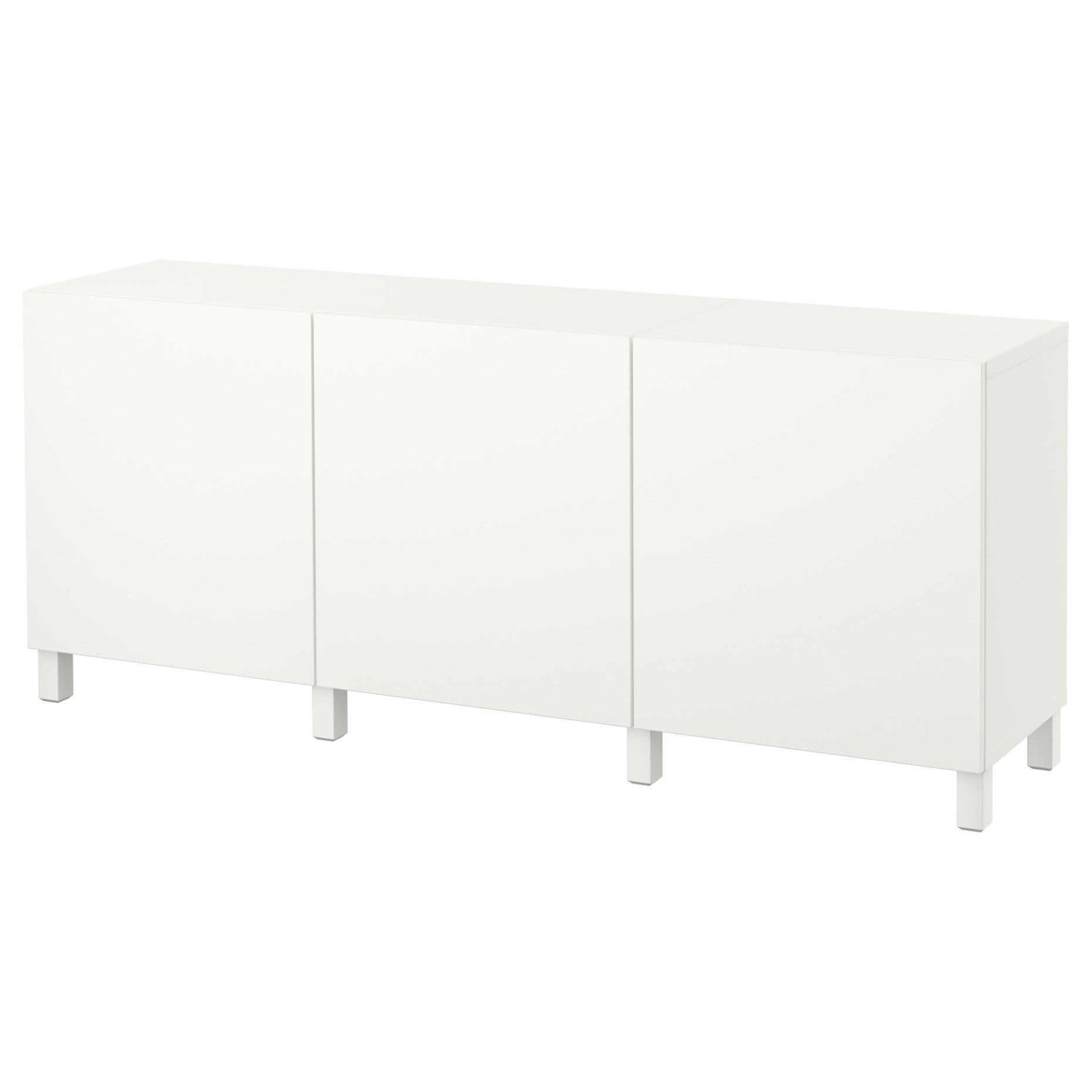 BESTÅ, σύνθεση αποθήκευσης με πόρτες, 180x42x74 cm, 291.397.18