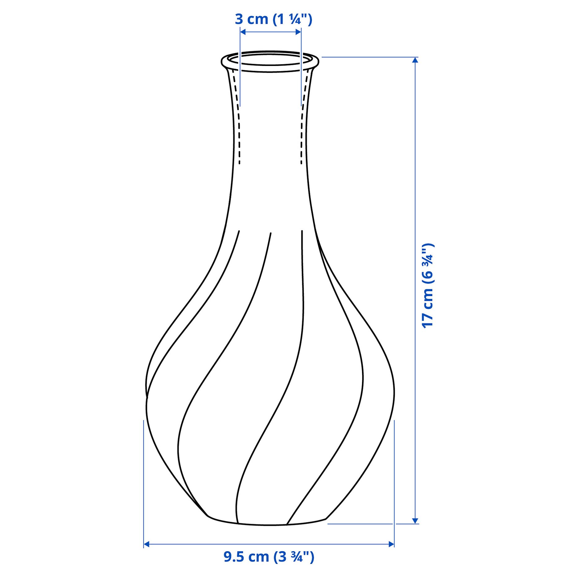 VILJESTARK, vase, 003.385.77