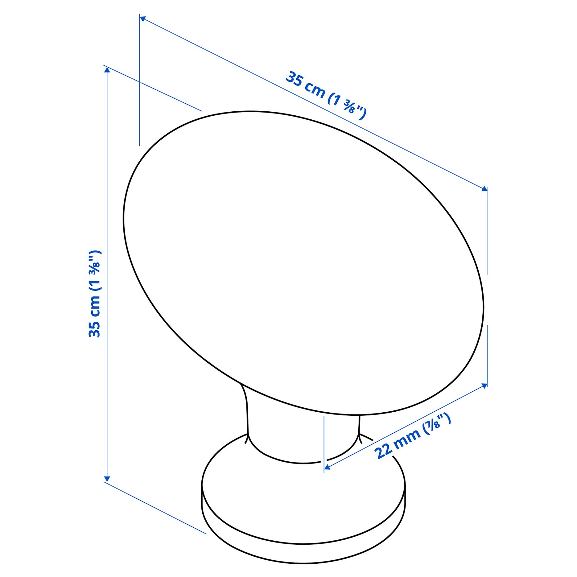 ENERYDA, knob, 2 pack, 003.475.05