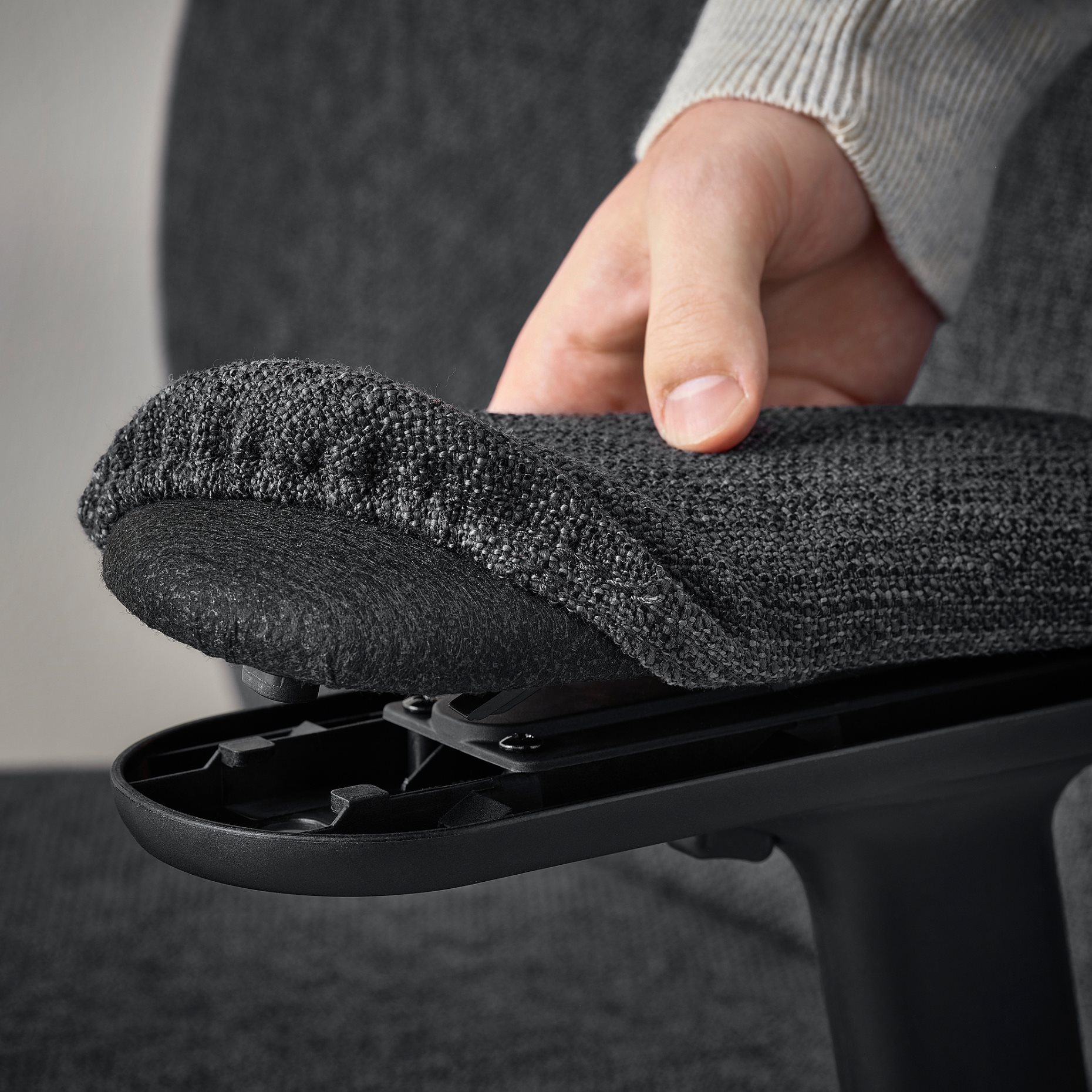 GRONFJALL, καρέκλα γραφείου με μπράτσα, 005.034.40