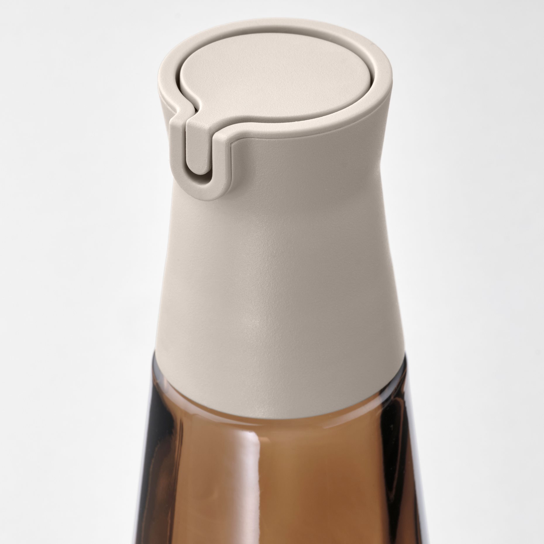 HALVTOM, bottle with pour spout/glass, 19 cm, 005.234.62