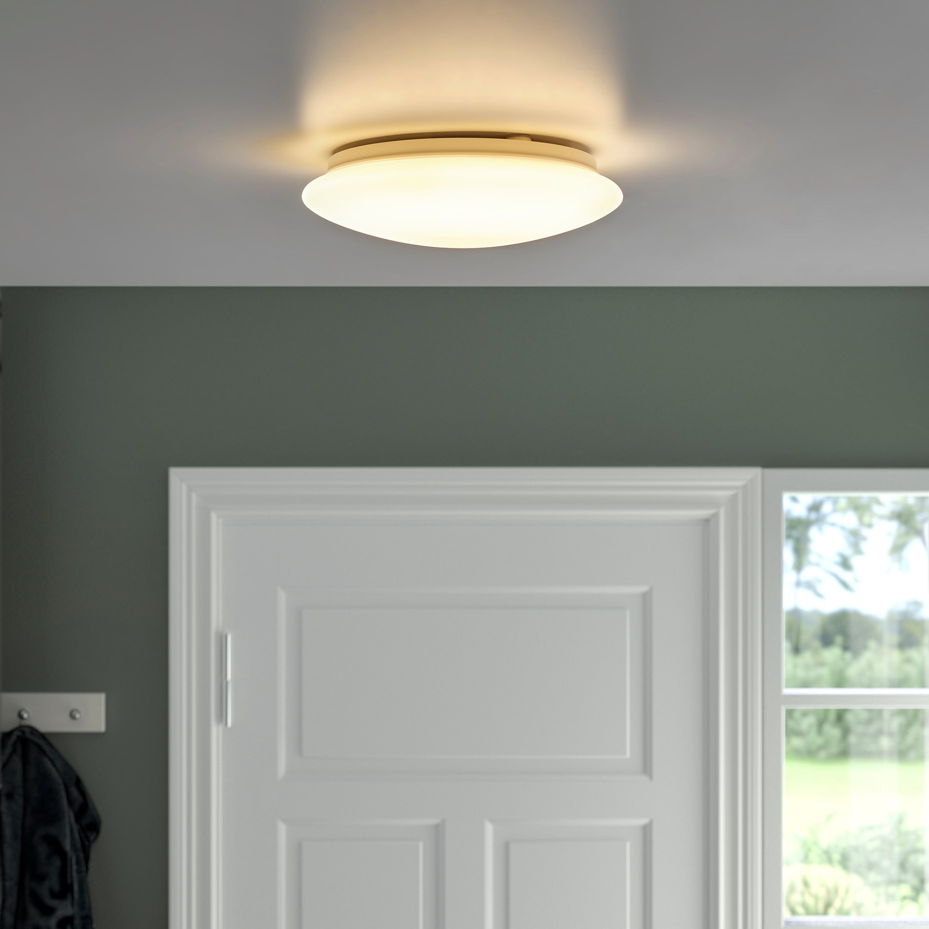 BARLAST, ceiling/wall lamp with built-in LED light source, 25 cm, 005.259.08