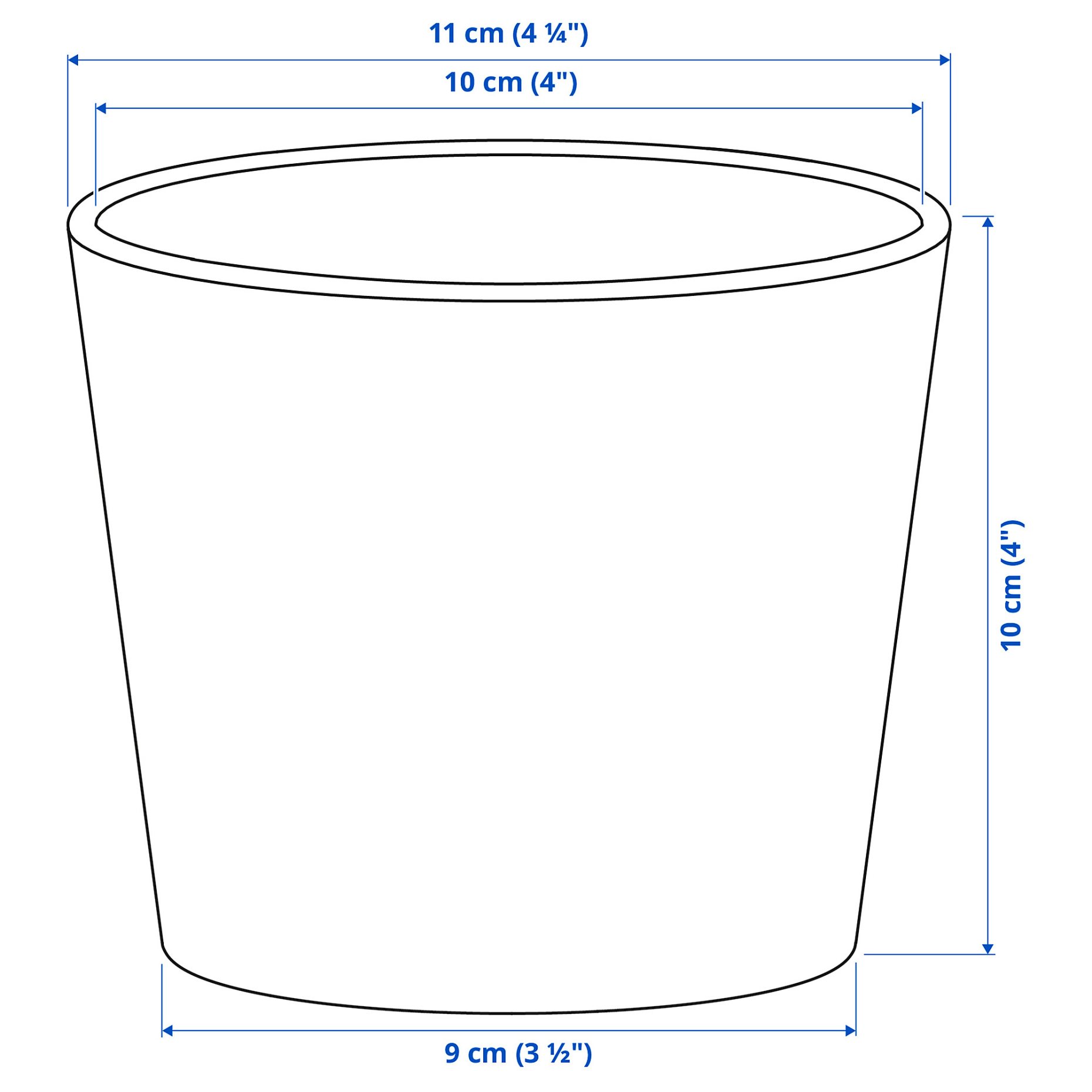 SOJABÖNA, plant pot, 9 cm, 005.335.74