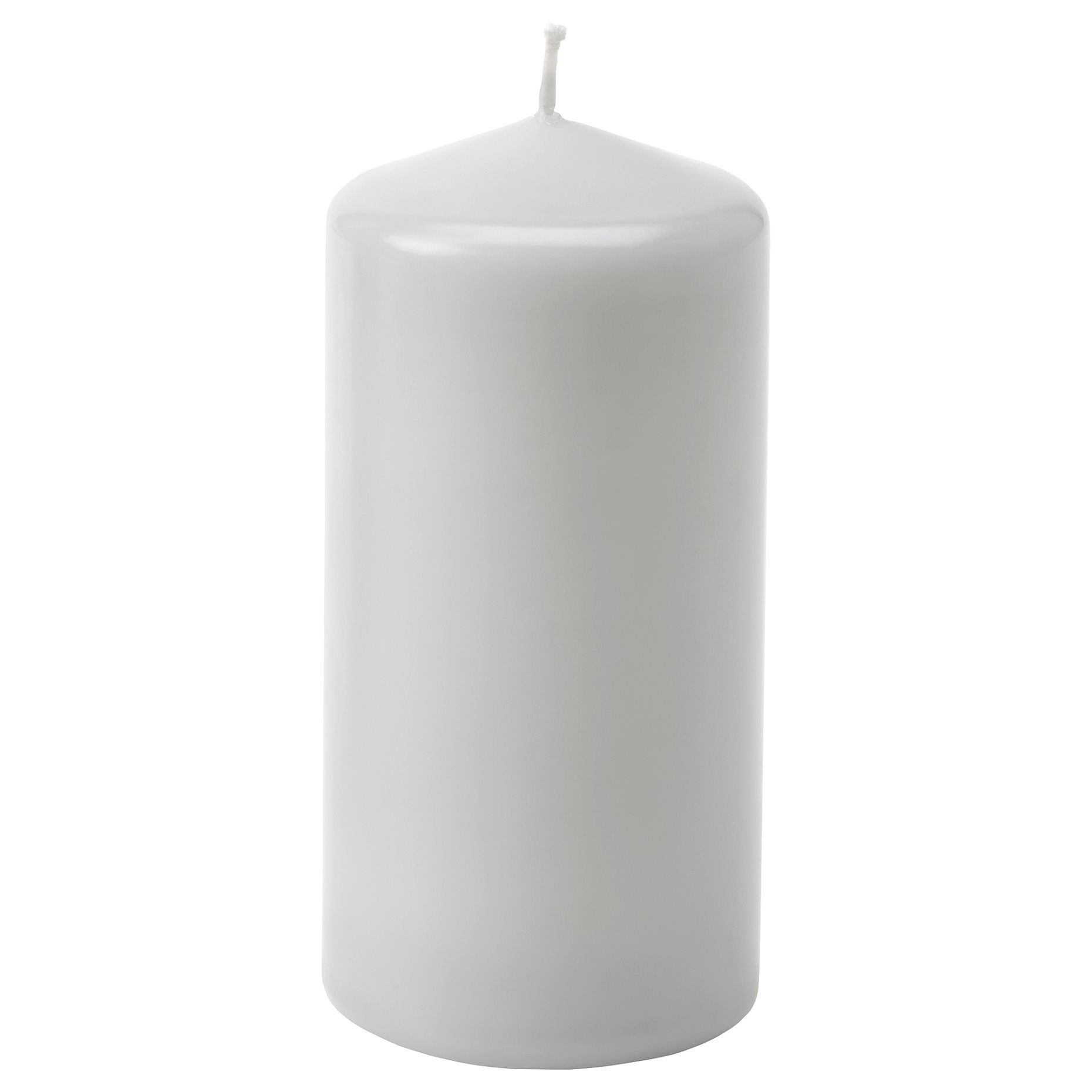 DAGLIGEN, unscented pillar candle, 14 cm, 005.381.28