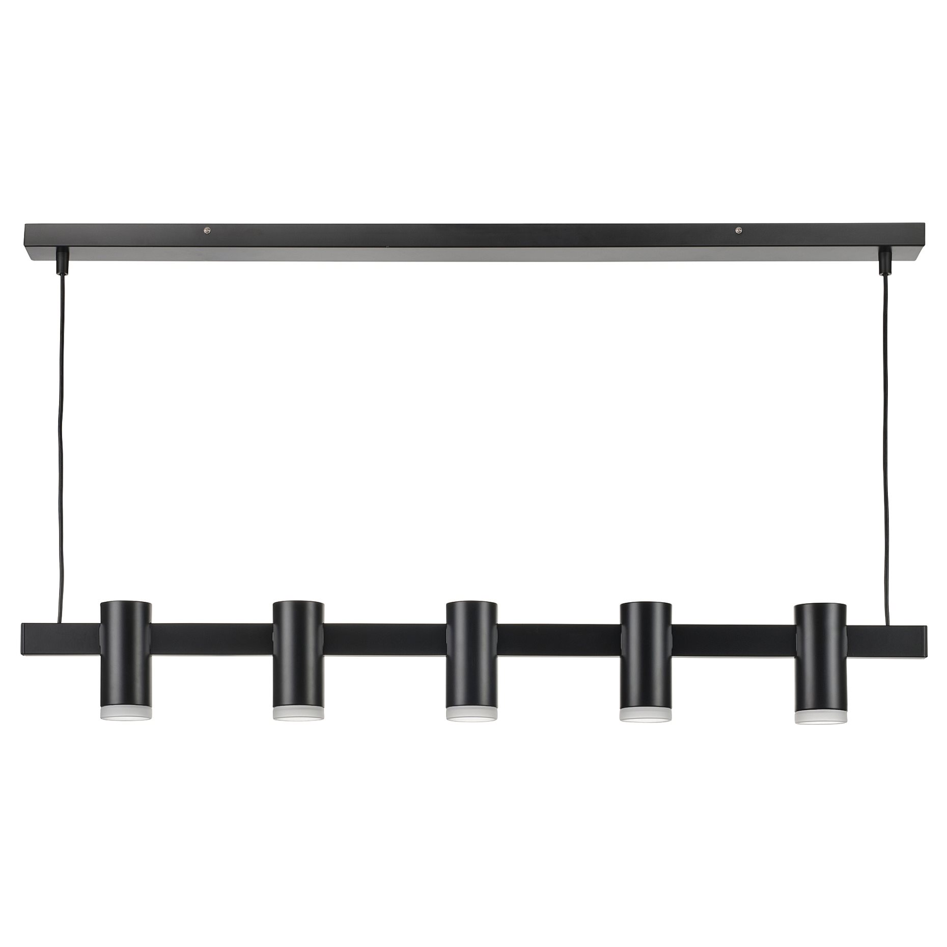 KRANSALG, pendant lamp with 5 lamps, 113 cm, 005.399.72