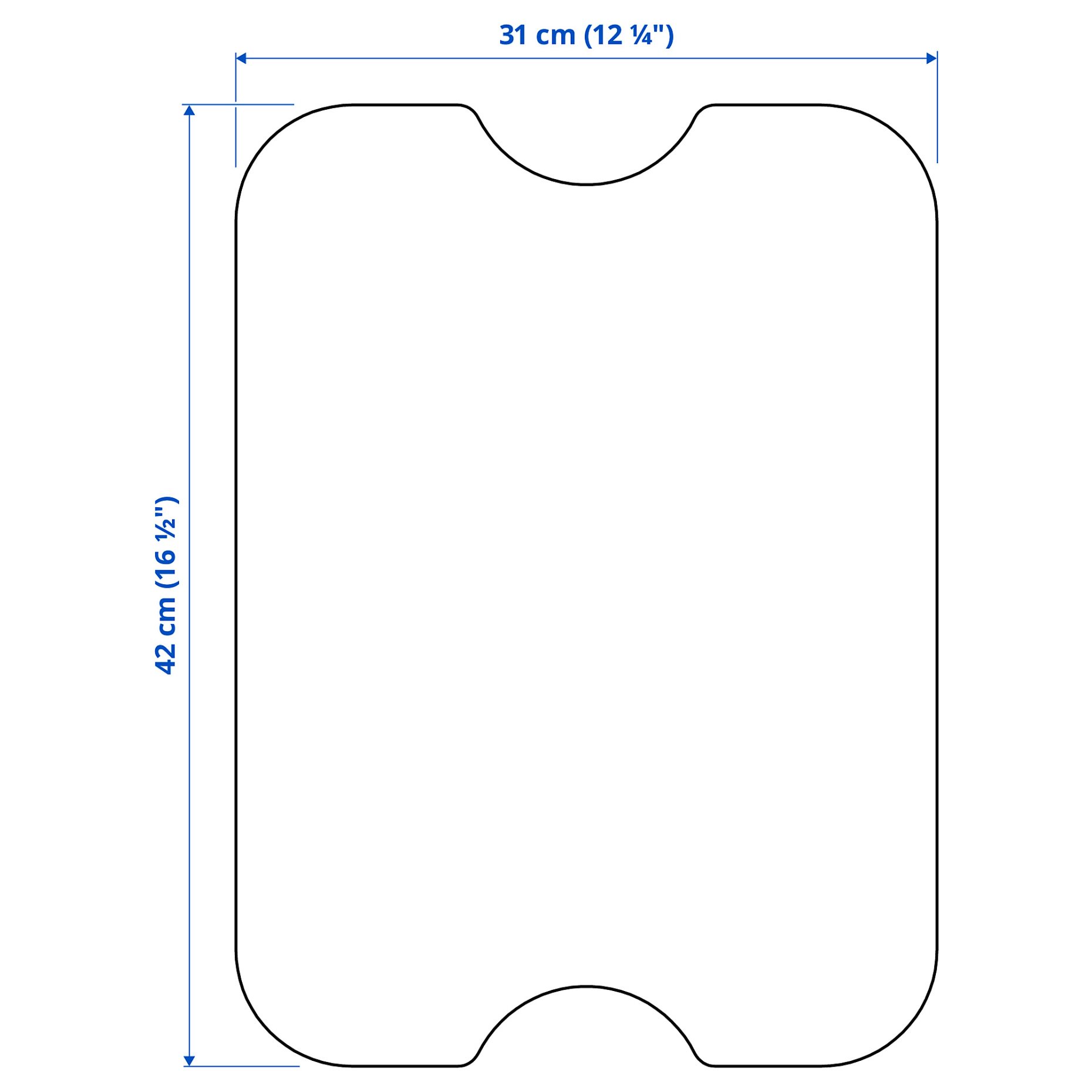 NORRÅVA, καπάκι, 42x31 cm, 005.428.61