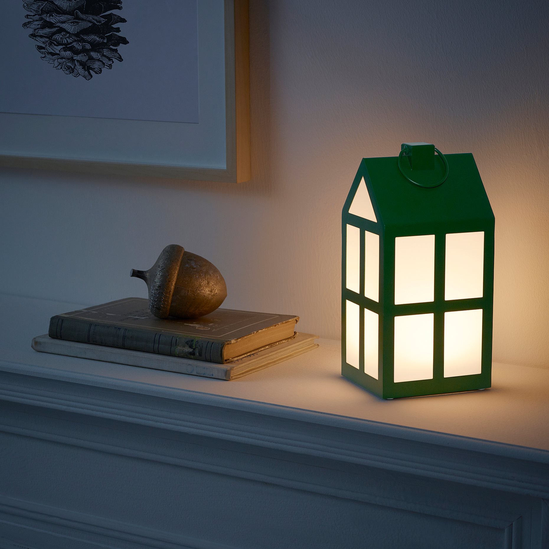 STRÅLA, διακοσμητ επιτραπέζ LED φωτιστικ με ενσωματωμένο φωτισμό LED/σπίτι/λειτουργία με μπαταρία, 28 cm, 005.629.48