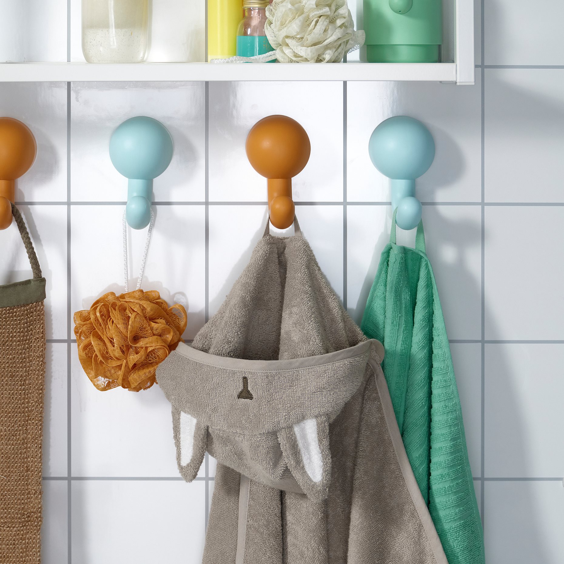 LEN, baby towel with hood, 60x125 cm, 006.251.11