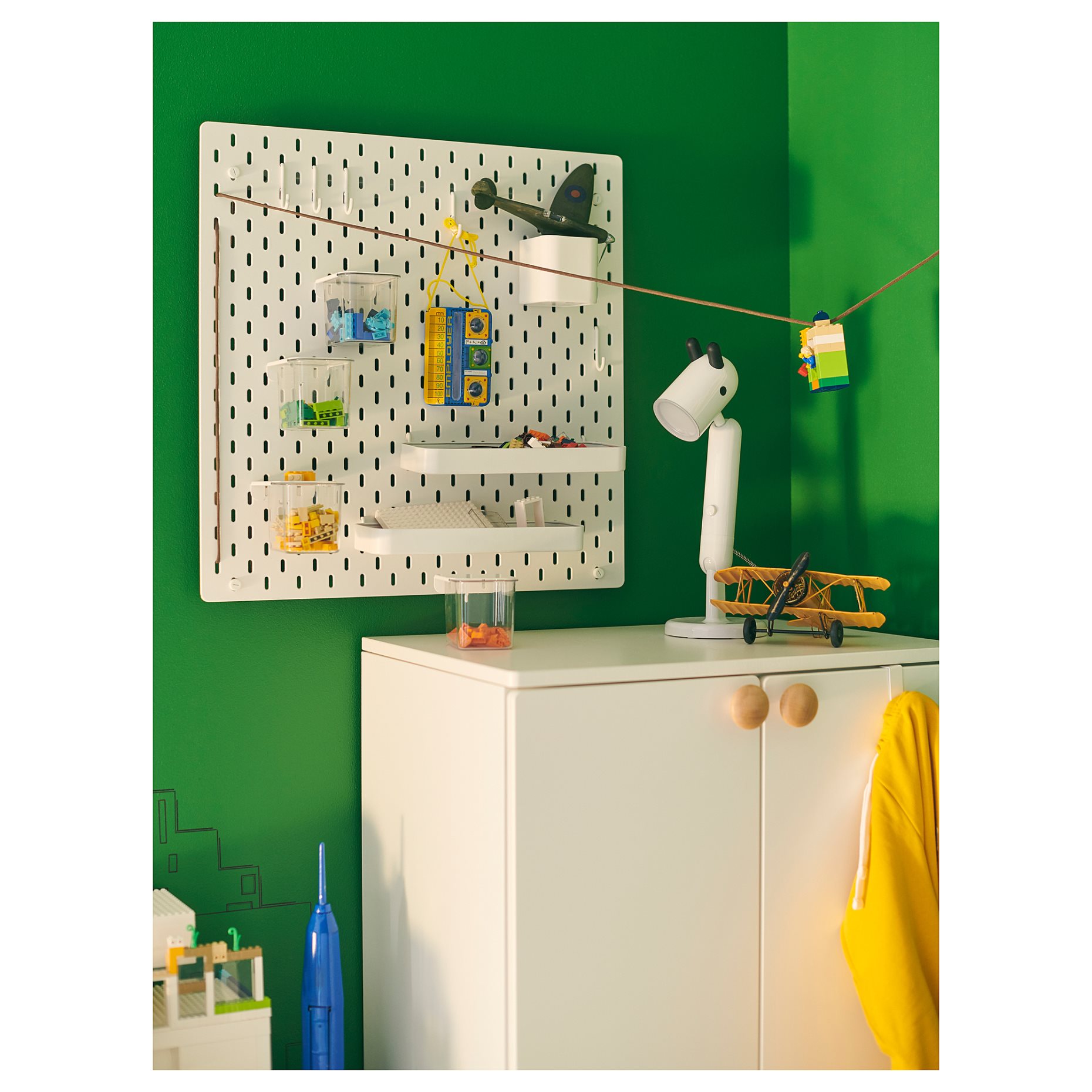 SKÅDIS, διάτρητος πίνακας με αξεσουάρ, 092.165.95