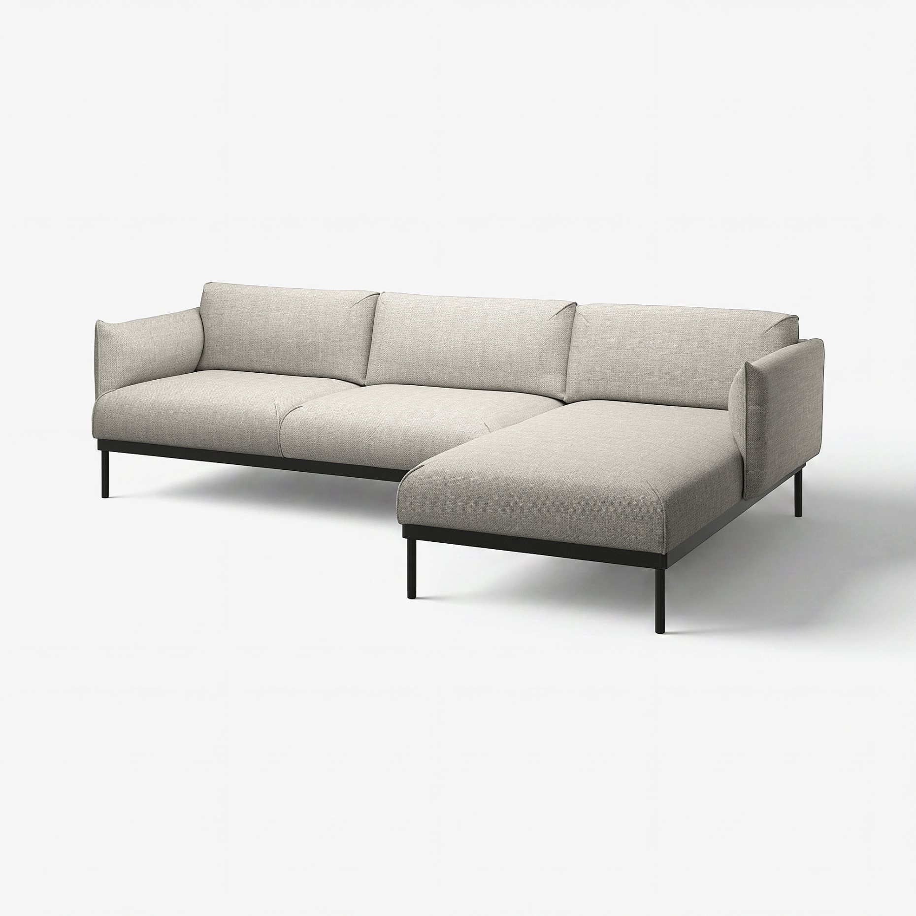 ÄPPLARYD, 3-seat sofa with chaise longue, 094.180.51