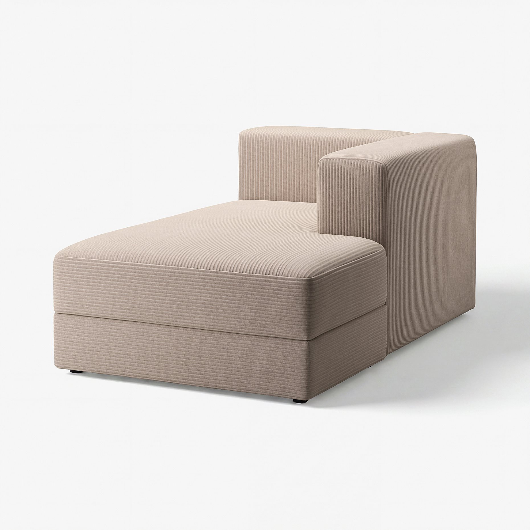 JÄTTEBO, chaise longue module with armrest, right, 094.945.87