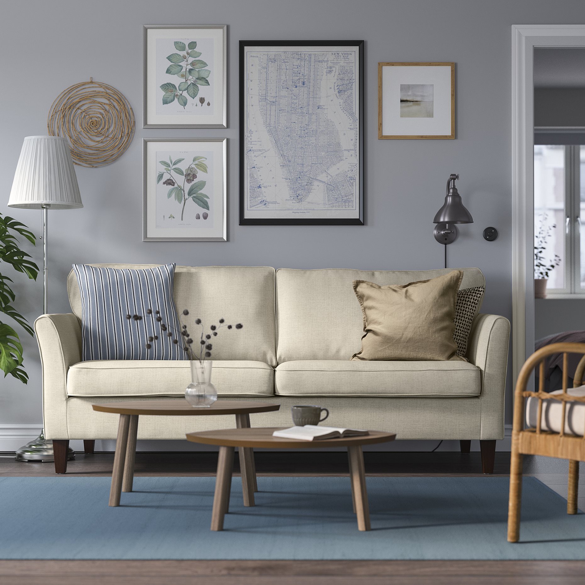 EKHOLMA, 3-seat sofa, 095.355.97