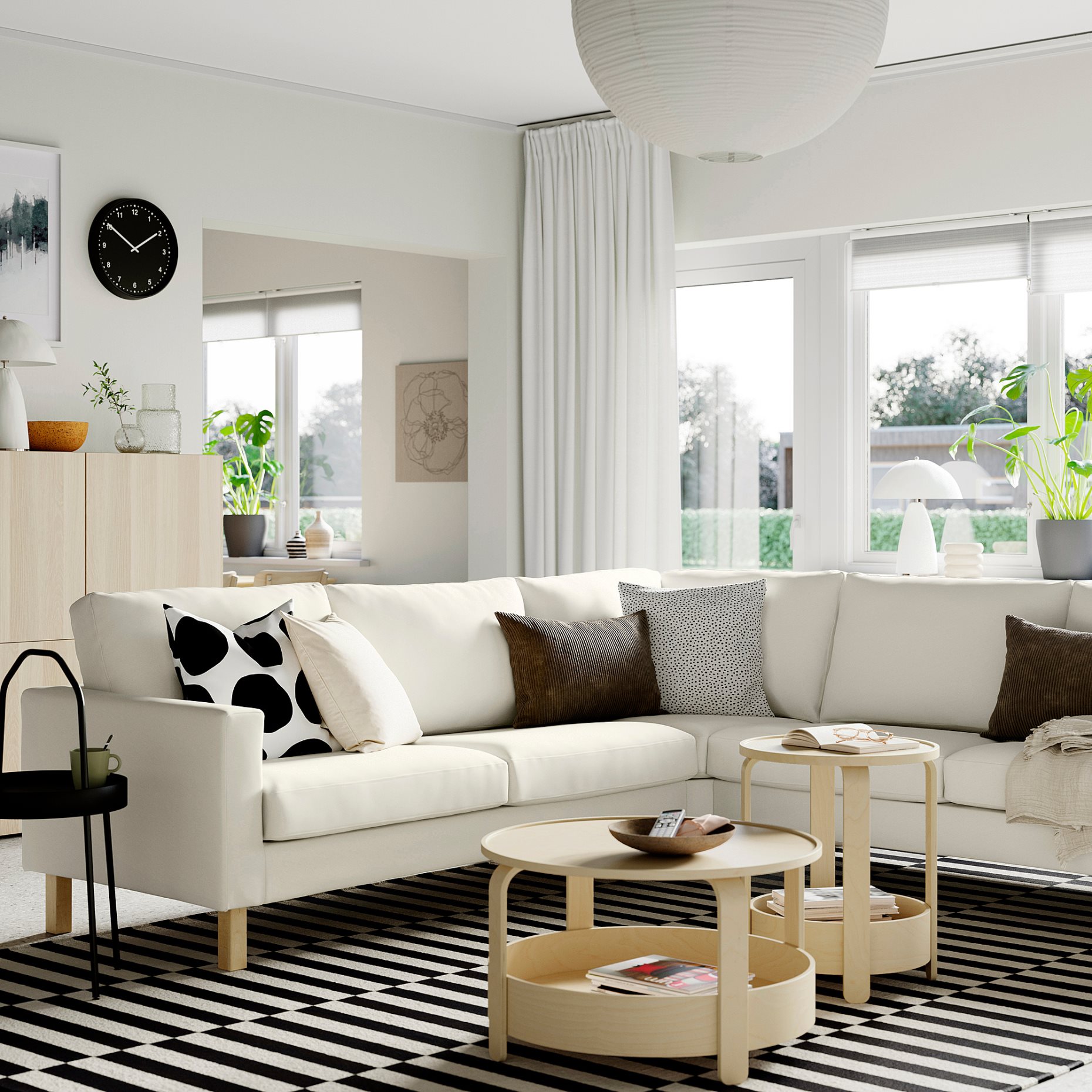 SALTSJÖBADEN, corner sofa, 4-seat, 095.785.58