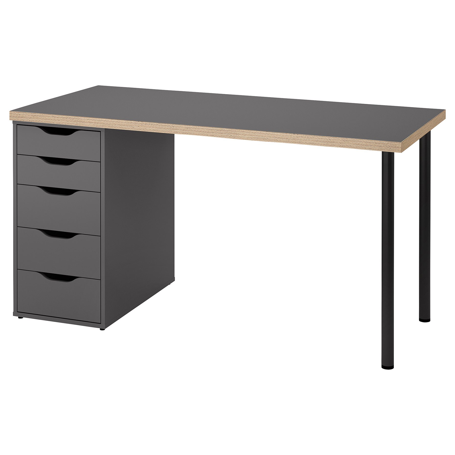 LAGKAPTEN/ALEX, desk, 140x60 cm, 095.853.80