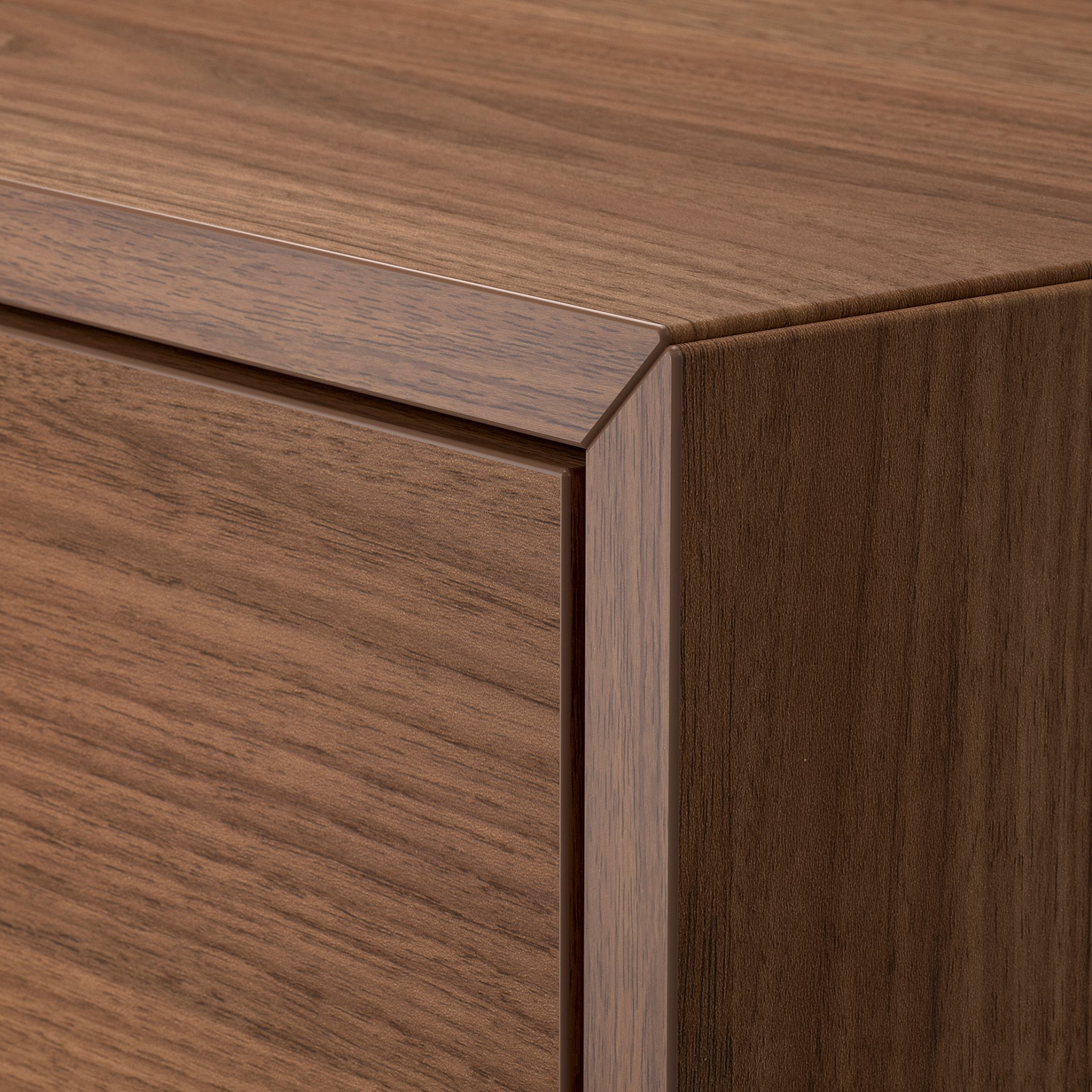 EKET, wall-mounted storage combination with 2 drawers, 70x35x35 cm, 095.903.72