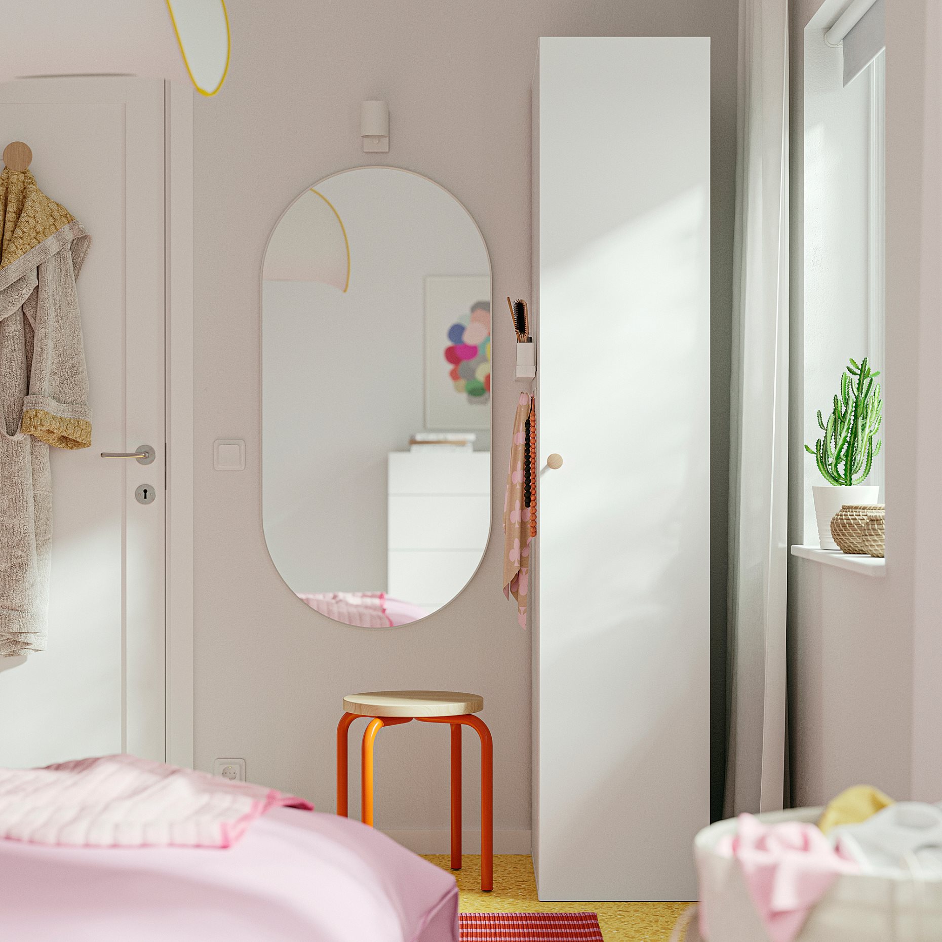 LASTARE, συνδυασμός ντουλάπας, 40x62x200 cm, 096.028.79