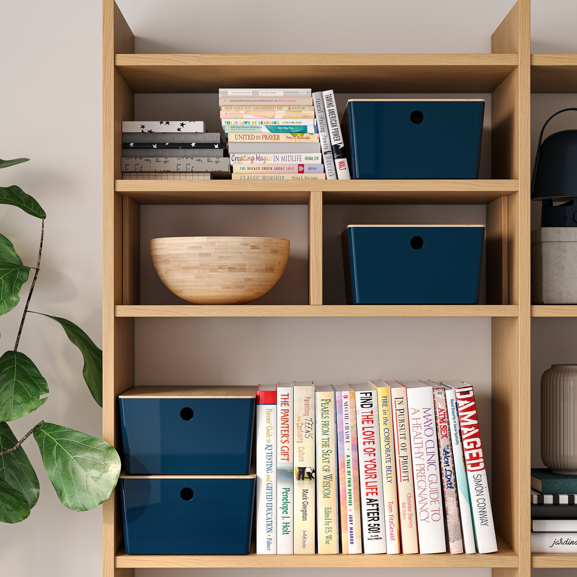 KUGGIS, κουτί με καπάκι, 26x35x15 cm, 096.102.14