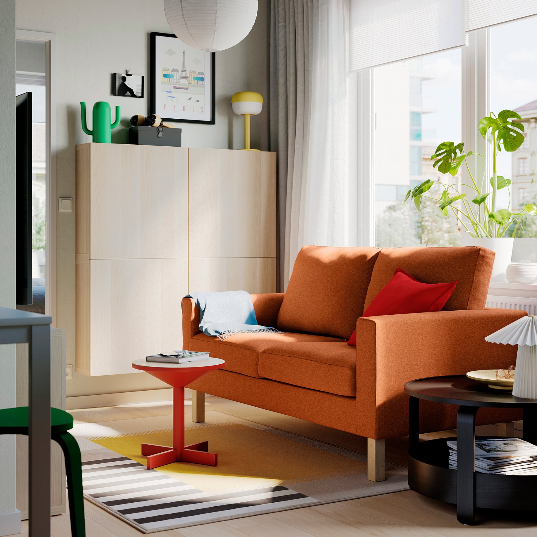 SALTSJÖBADEN, 2-seat sofa, 096.214.20