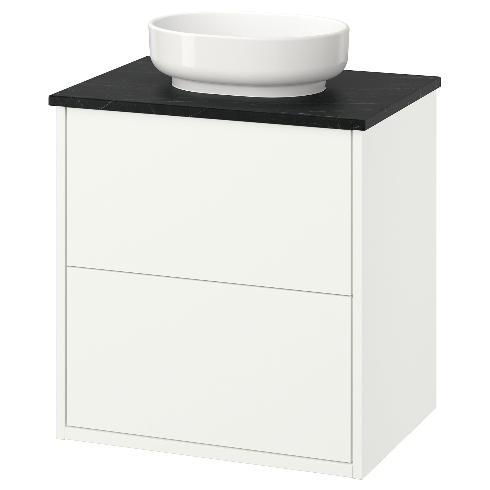 HAVBÄCK/VINDEL, wash-stand with drawers/wash-basin, 62x49x77 cm, 096.224.53