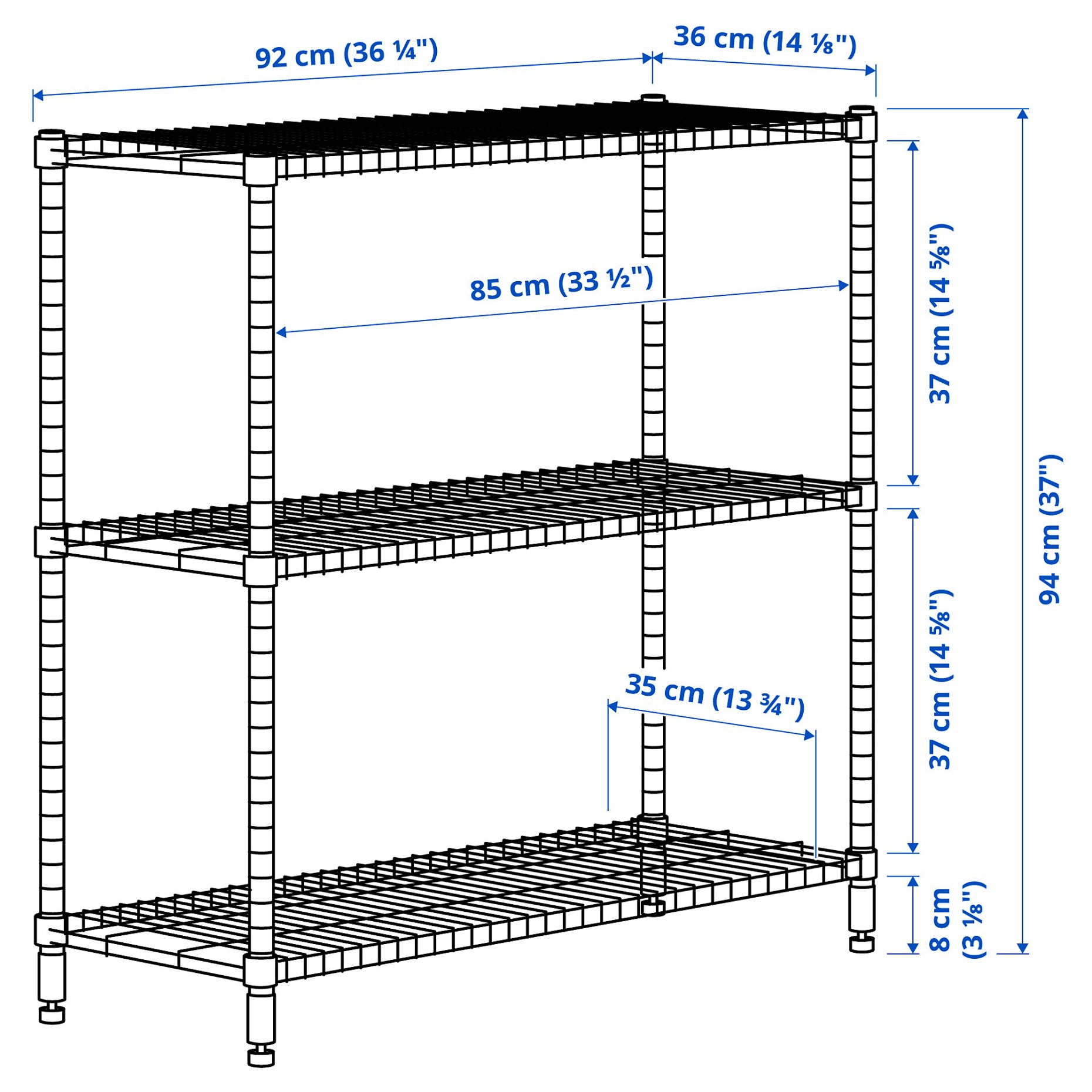 OMAR, shelving unit, 100.697.63
