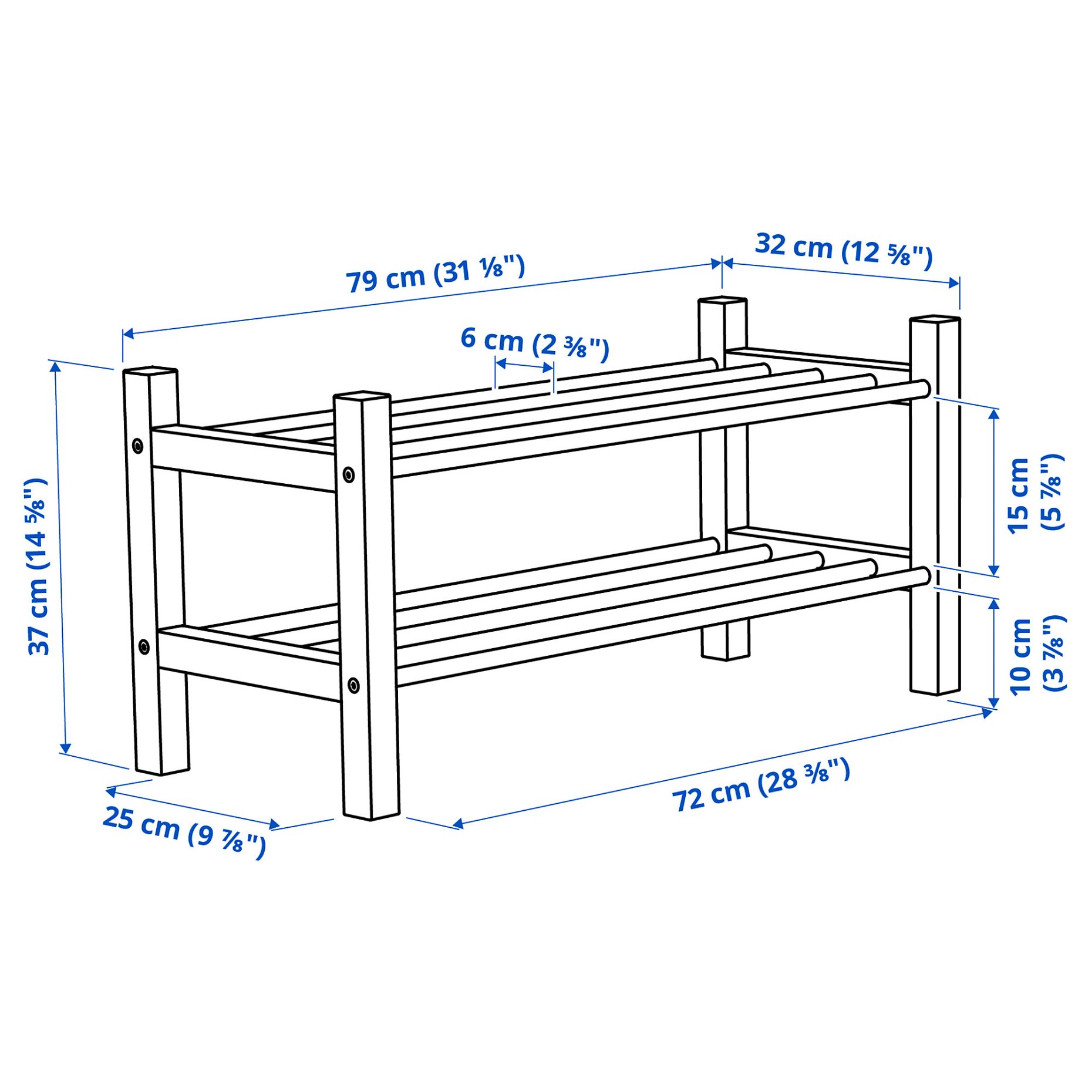 TJUSIG, shoe rack, 101.526.39