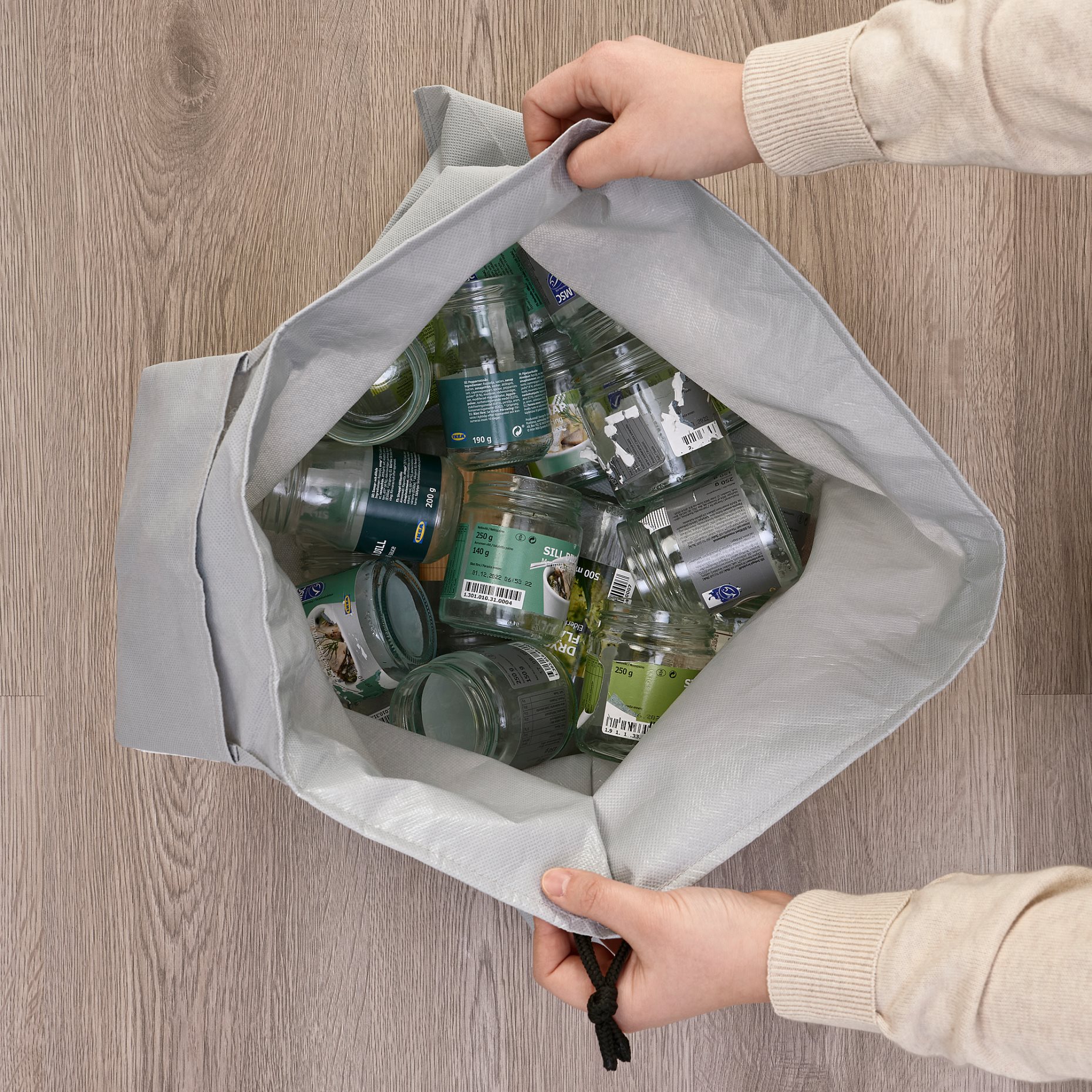 AJOSS, waste sorting bag, 56x43 cm/22 l, 104.393.78