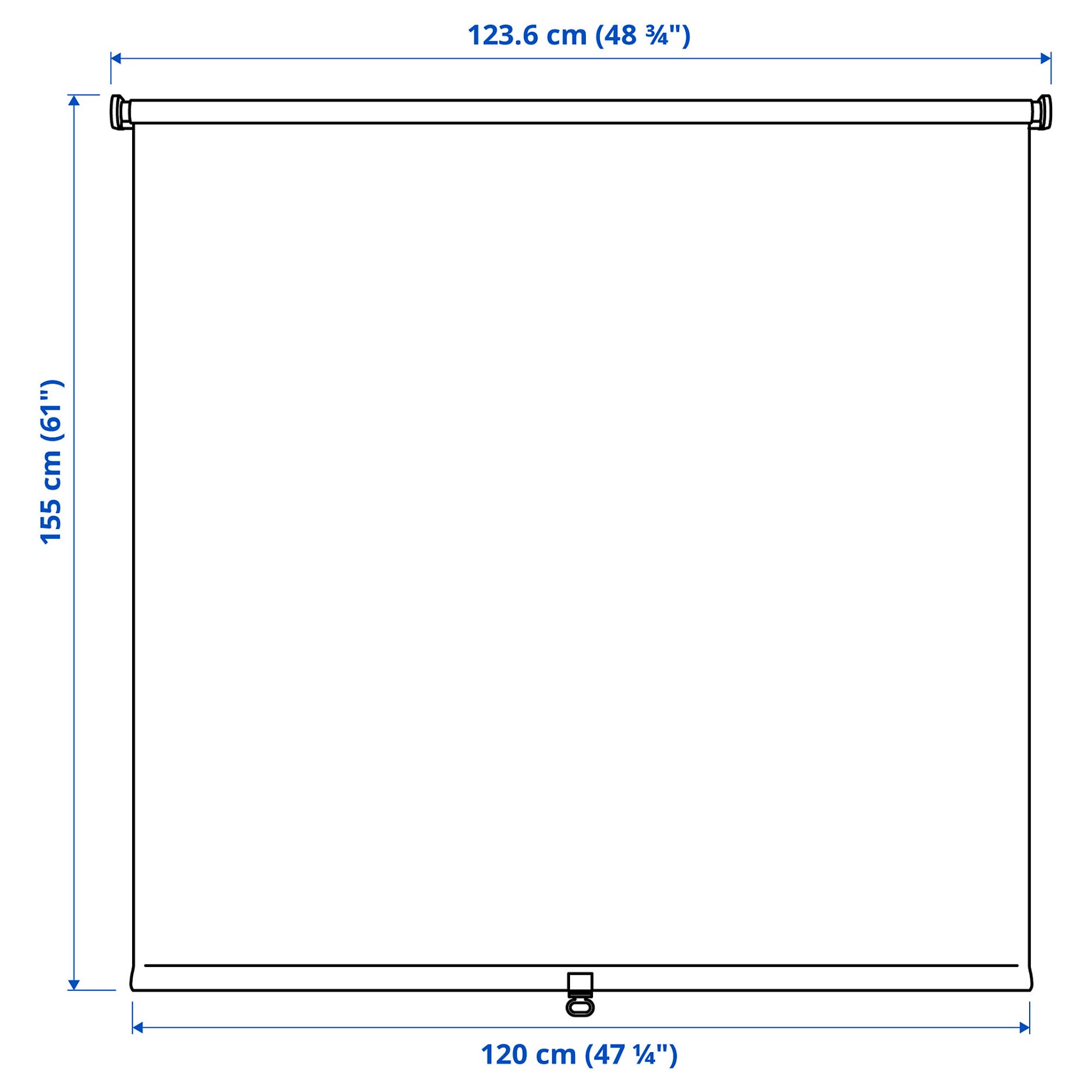 FÖNSTERBLAD, στόρι πλήρους συσκότισης, 120x155 cm, 105.383.83