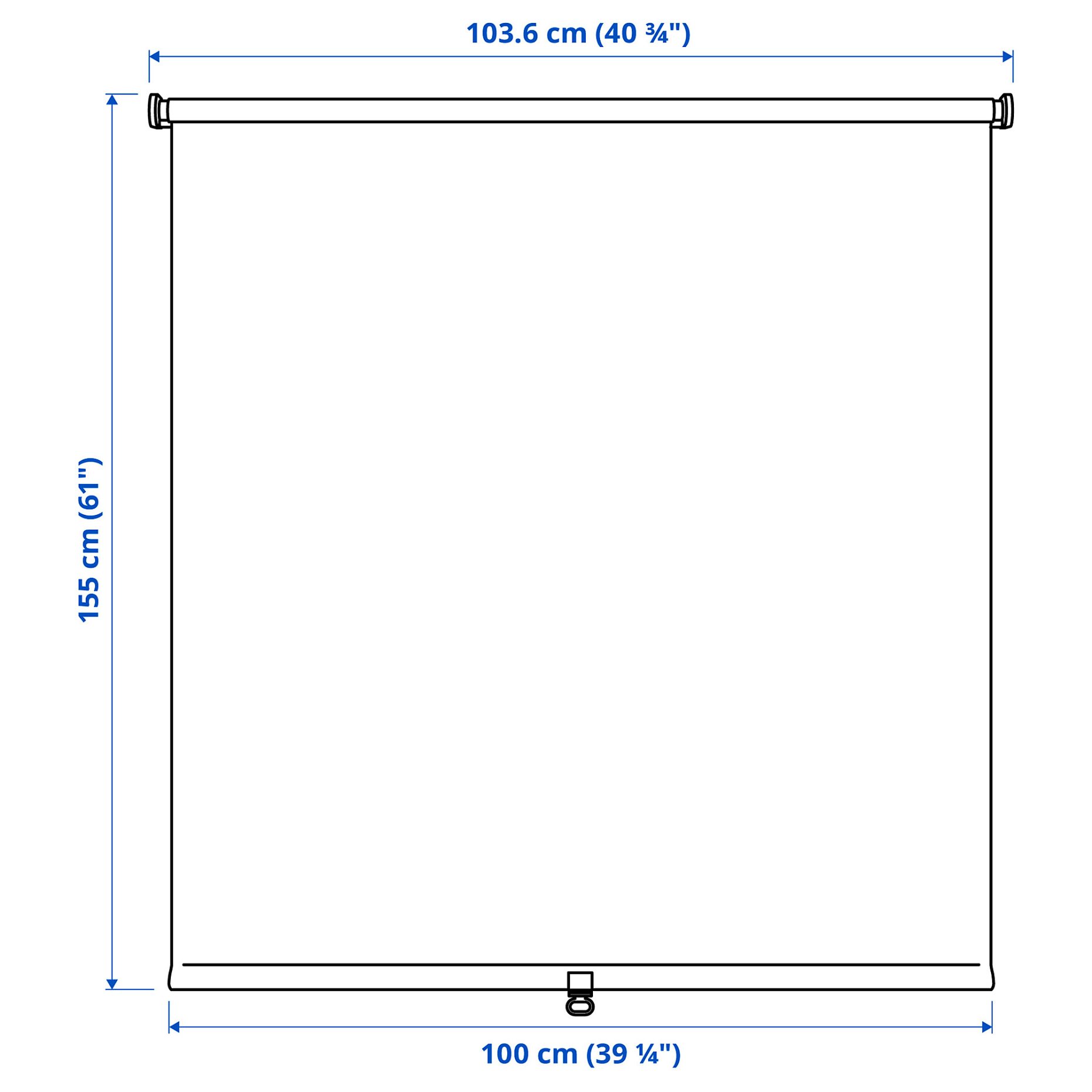 FÖNSTERBLAD, block-out roller blind, 100x155 cm, 105.384.44