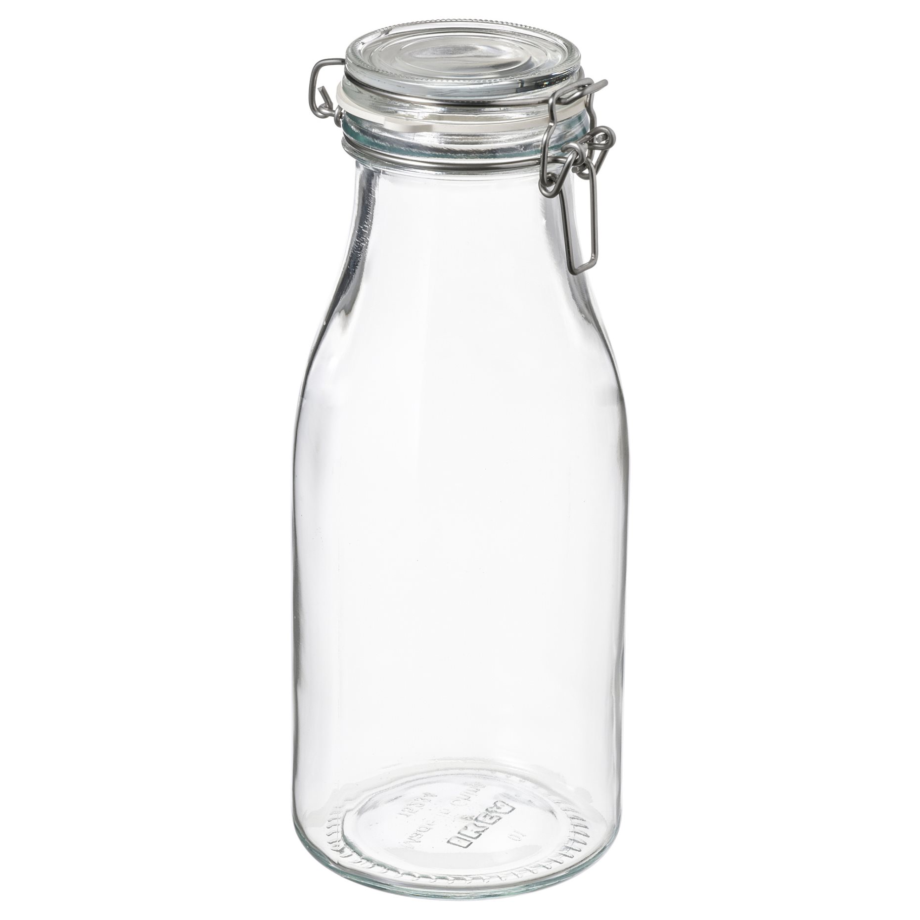 KORKEN, bottle shaped jar with lid, 1 l, 105.413.66