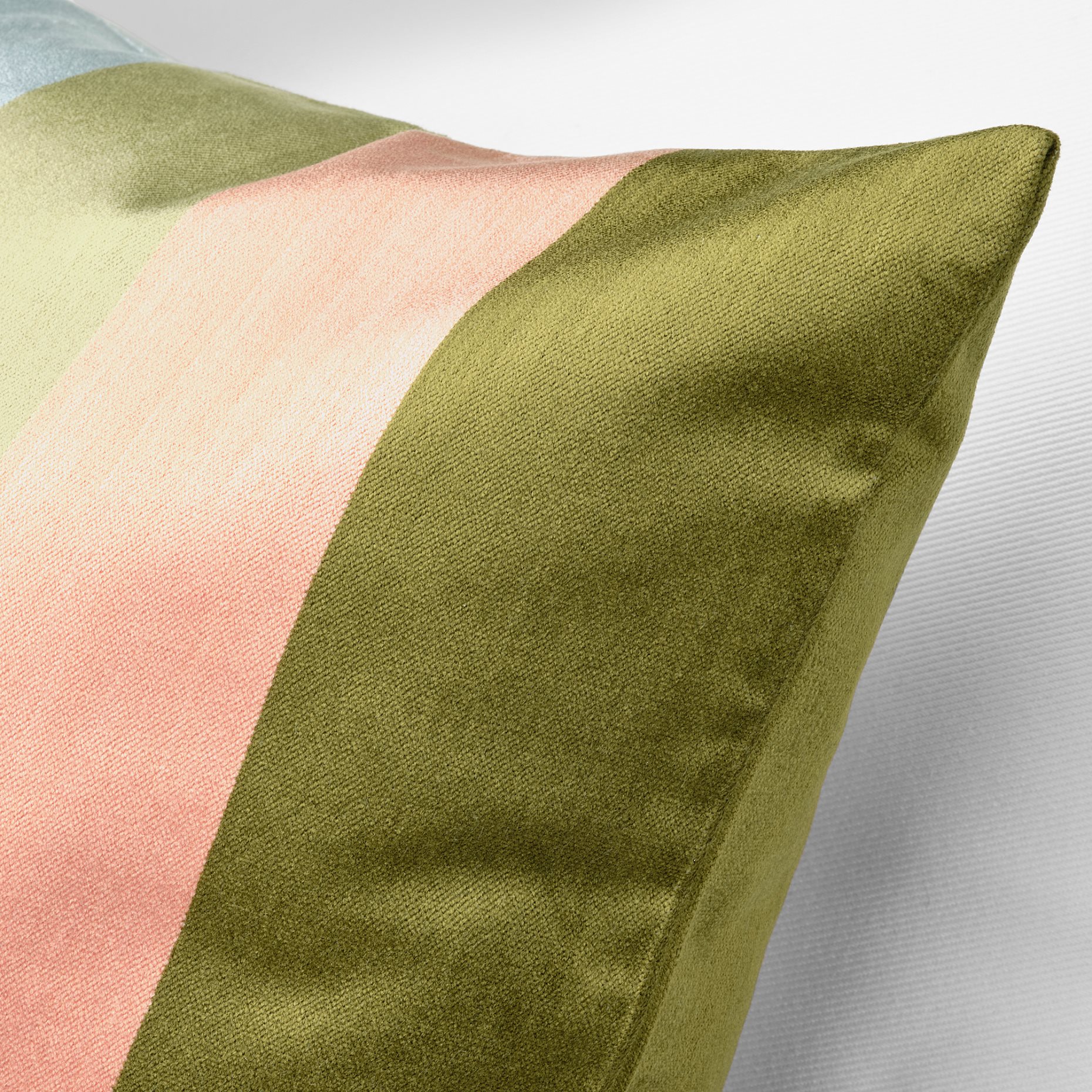 VATTENVÄN, cushion cover/striped, 50x50 cm, 105.432.90