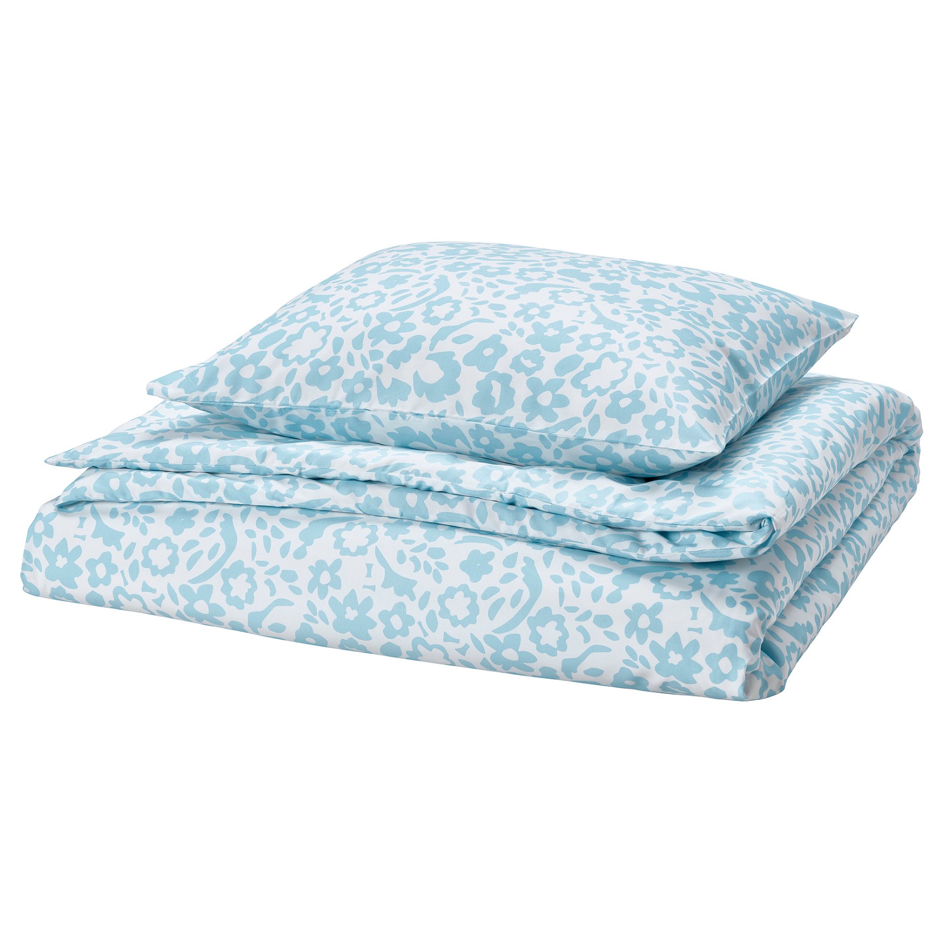 CYMBALBLOMMA, duvet cover and pillowcase, 150x200/50x60 cm, 105.469.53