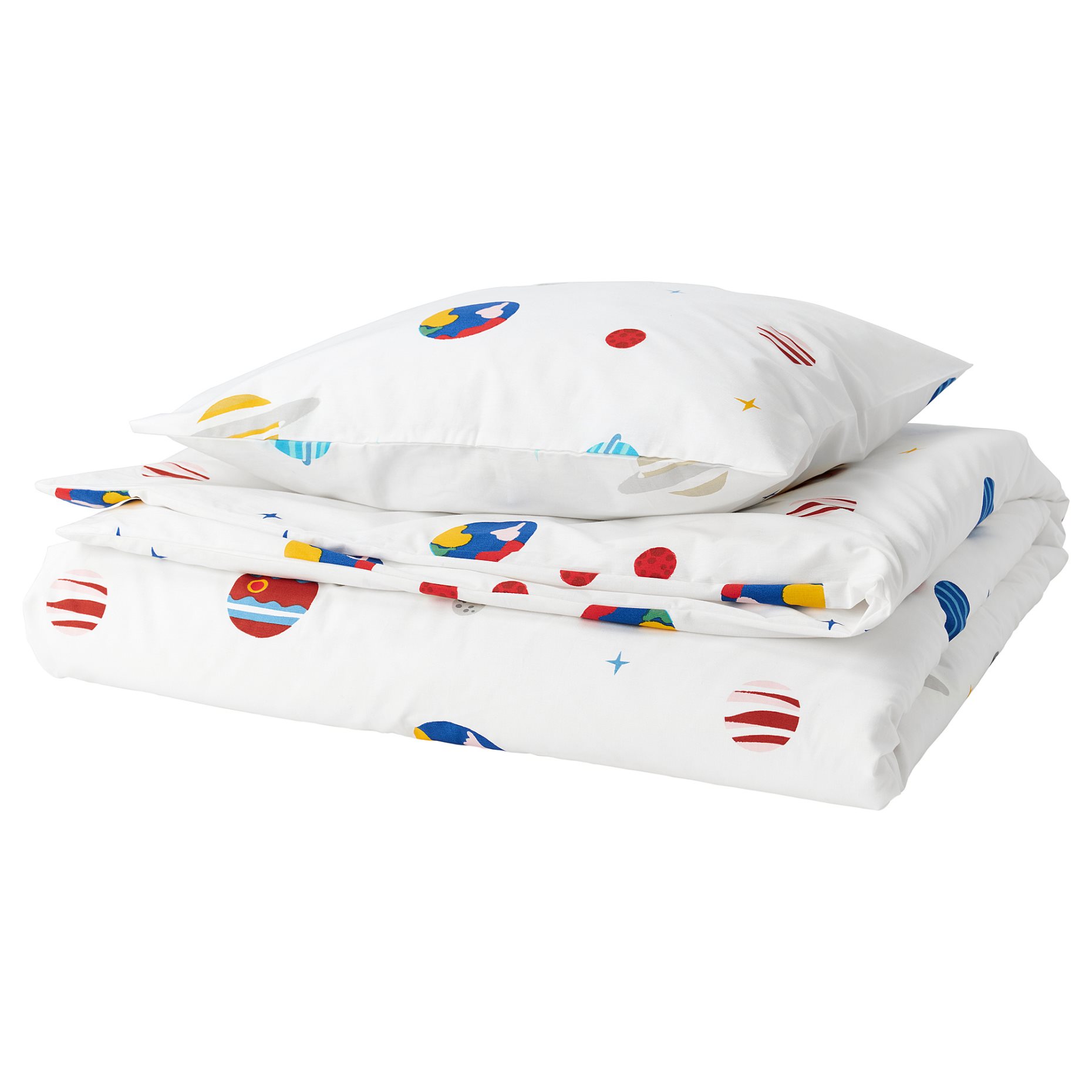 AFTONSPARV, duvet cover and pillowcase/space, 150x200/50x60 cm, 105.540.47