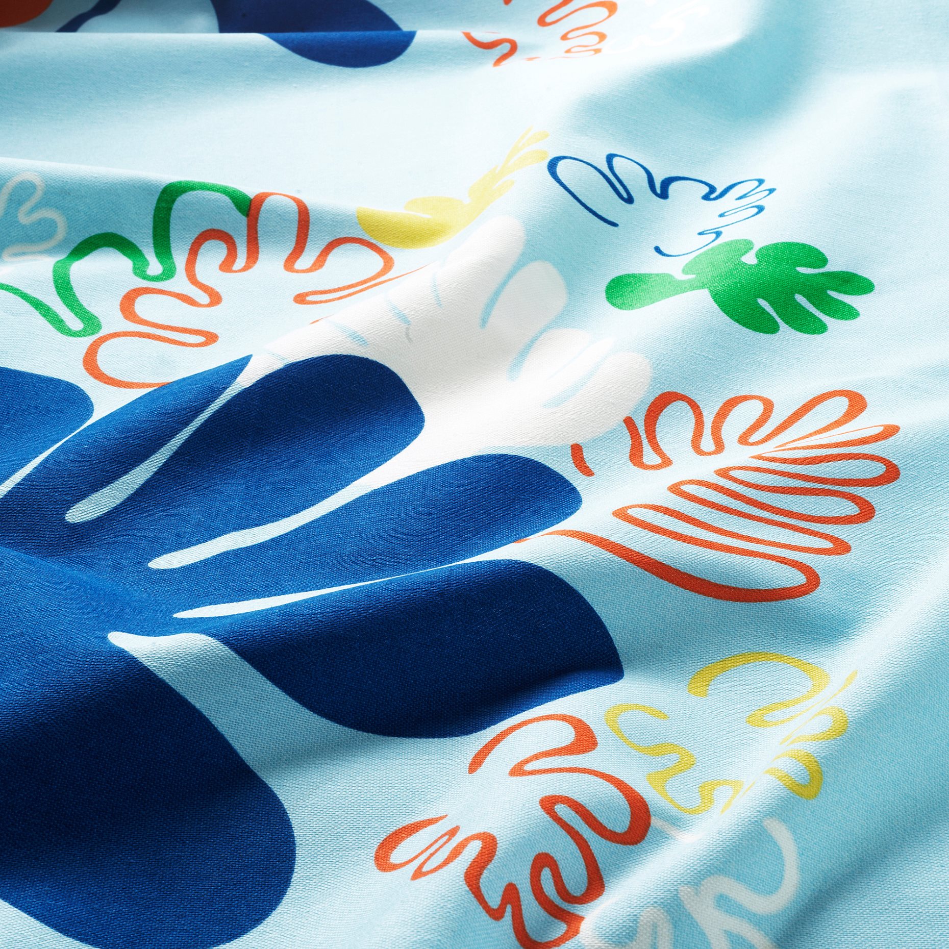 KRYPKORNELL, pre-cut fabric/leaf pattern, 150x300 cm, 105.552.16
