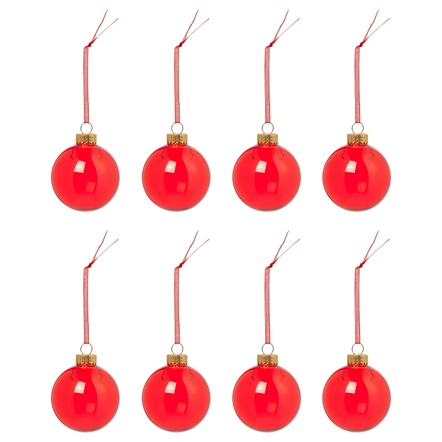 VINTERFINT, tree ornament/bauble/8 pack, 6 cm, 105.806.02