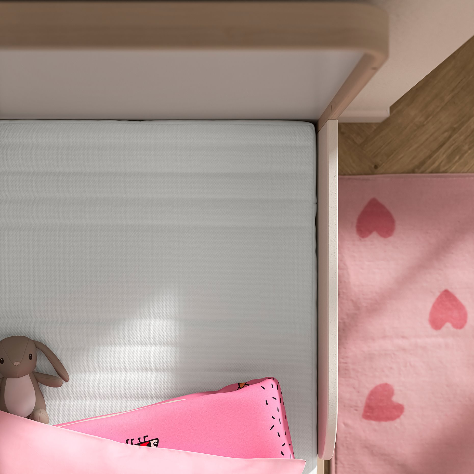 JÄTTETRÖTT, στρώμα με ελατήρια σε θήκες για κούνια, 70x140x11 cm, 105.934.02