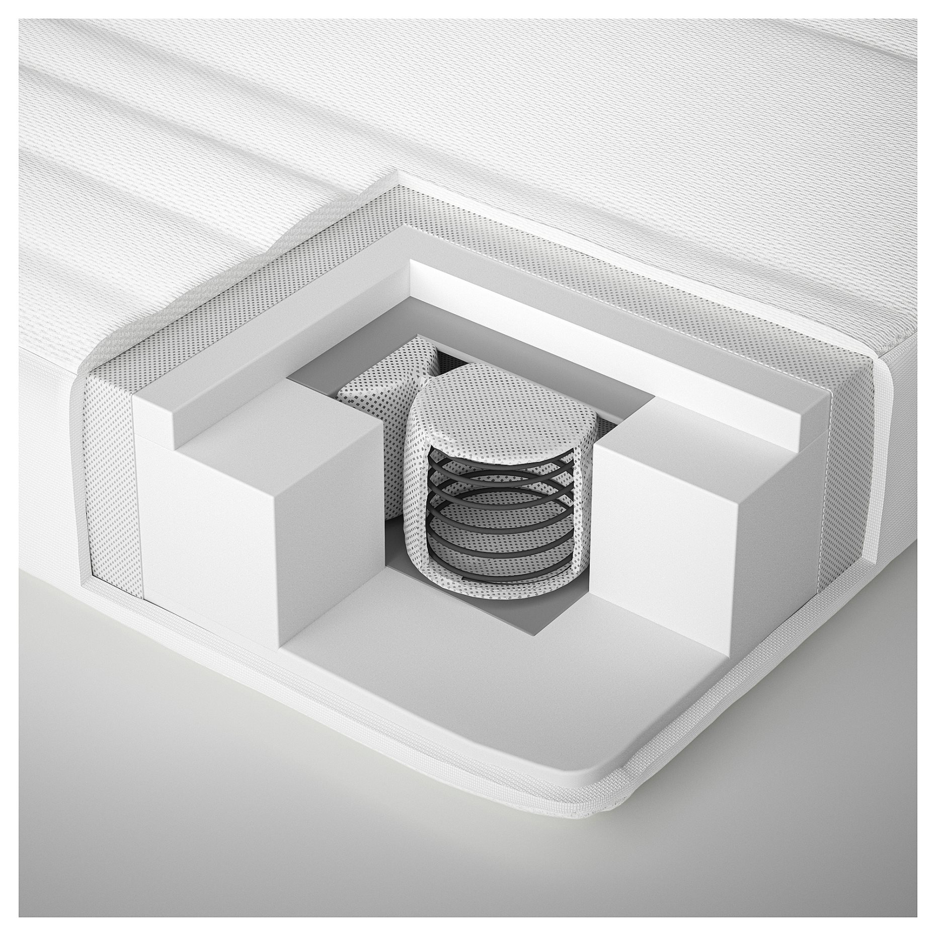 JÄTTETRÖTT, στρώμα με ελατήρια σε θήκες για κούνια, 70x140x11 cm, 105.934.02