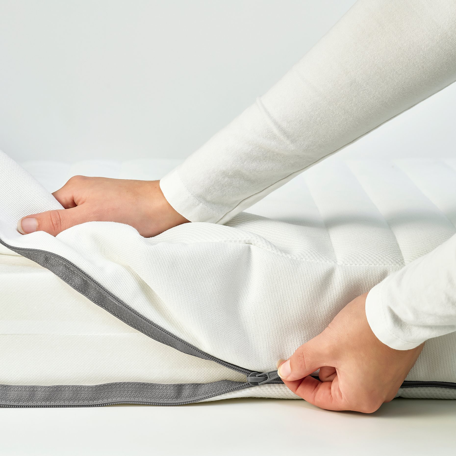 JÄTTETRÖTT, στρώμα με ελατήρια σε θήκες για κούνια, 70x140x11 cm, 105.934.02