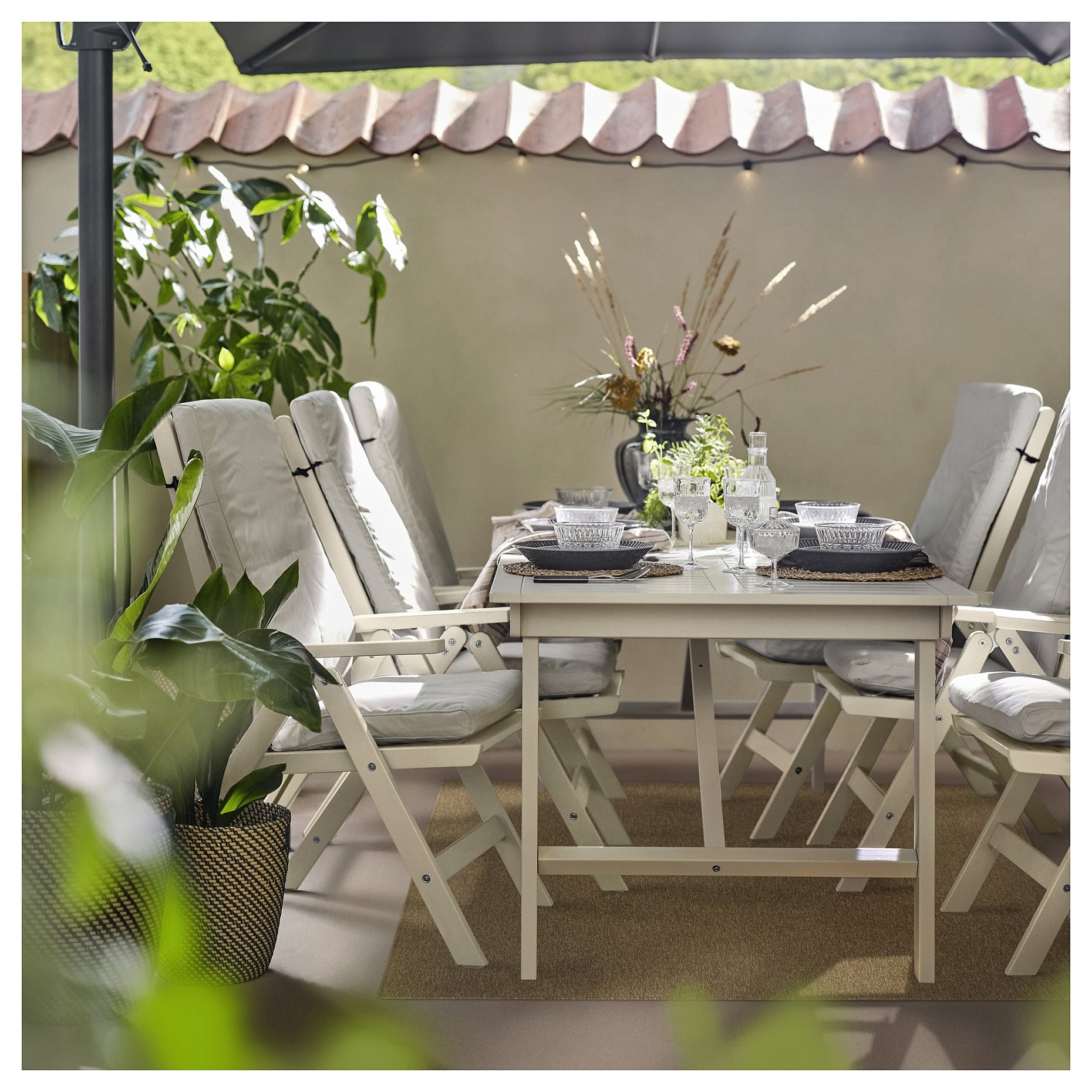 LÄTTBETONG, rug flatwoven in/outdoor, 160x230 cm, 105.957.12