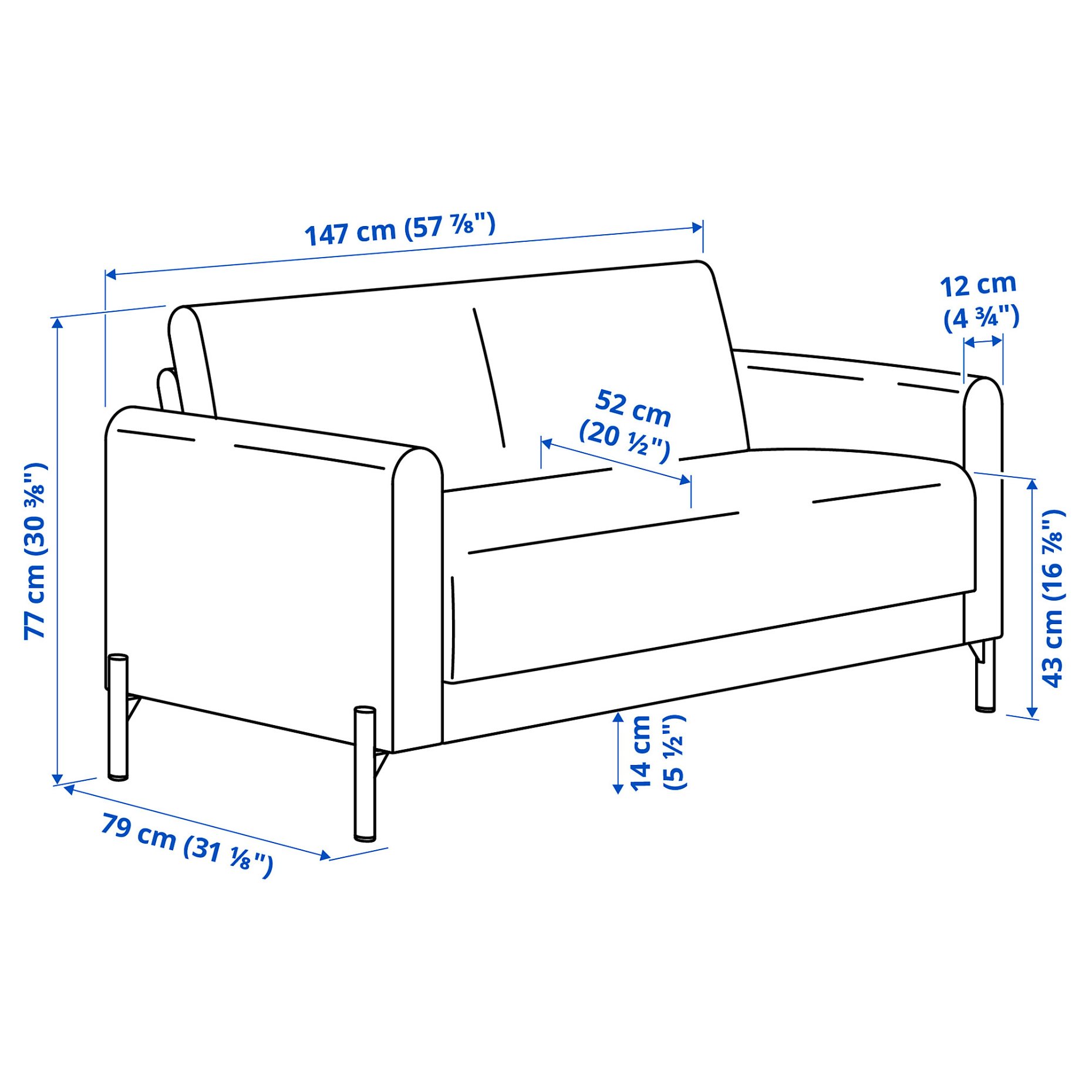 SALTMYRAN, 2-seat sofa, 105.969.95