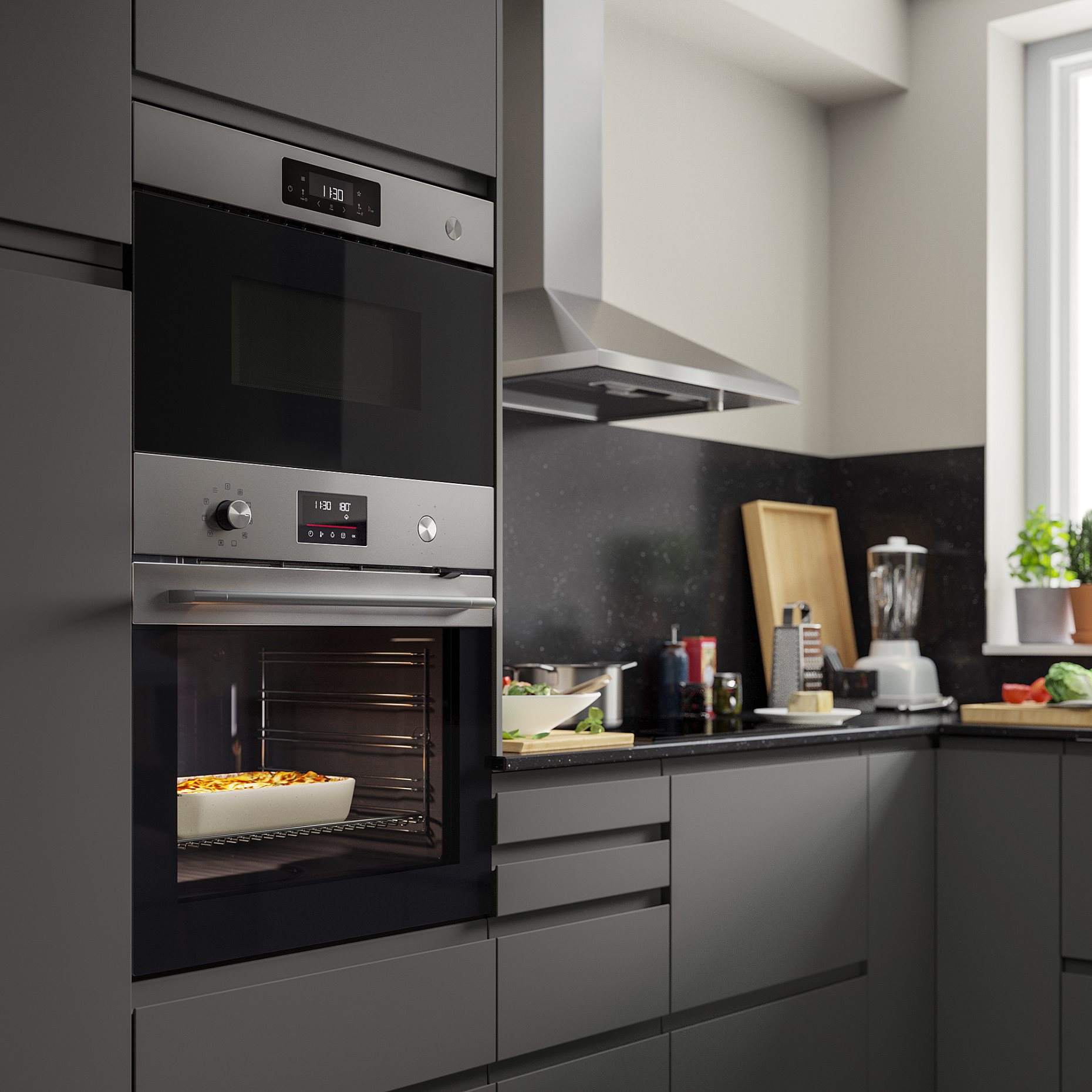 FRILLESBO, true fan oven with added steam function/bake function, IKEA 500, 106.002.47