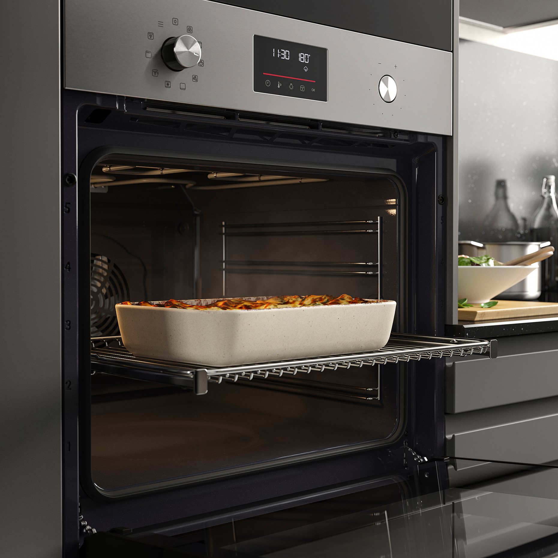 FRILLESBO, true fan oven with added steam function/bake function, IKEA 500, 106.002.47