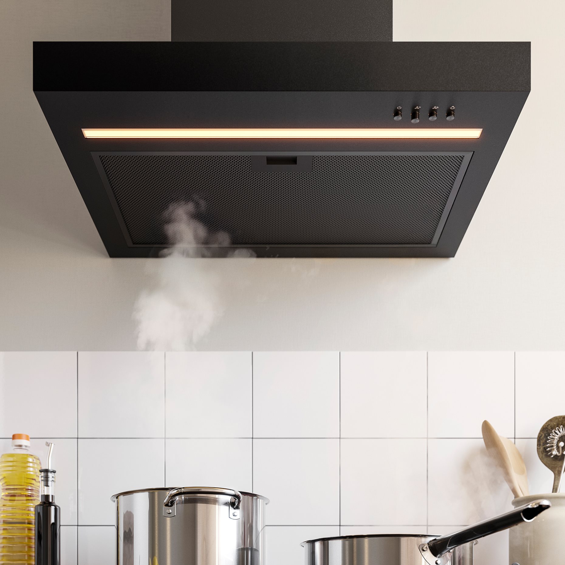 wall mounted extractor hood/IKEA 300, 60 cm, 106.092.24