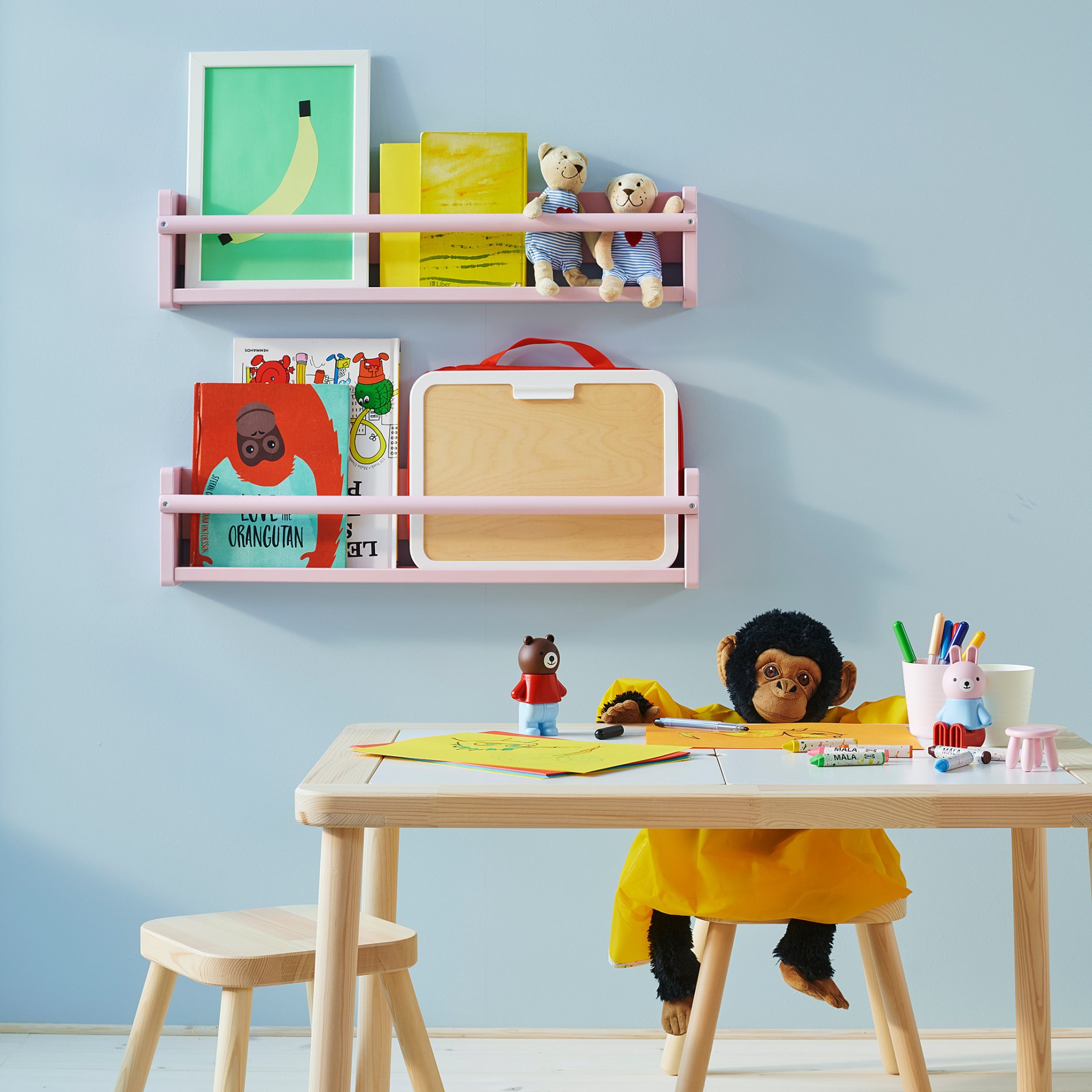 FLISAT, αποθήκευση τοίχου, 70x9x16 cm, 106.170.83