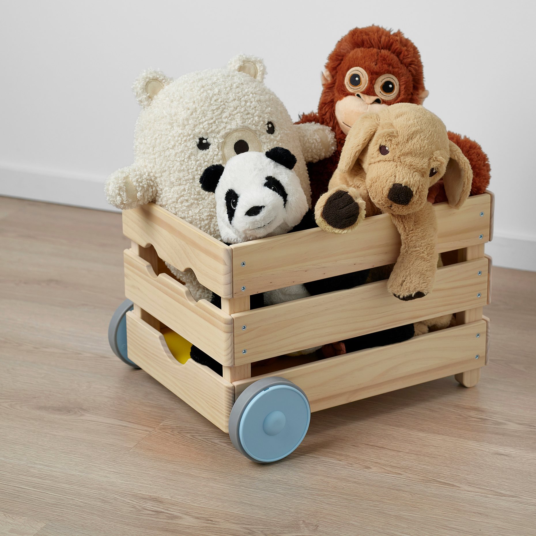 FLISAT, toy storage with wheels, 38x43x29 cm, 106.201.27