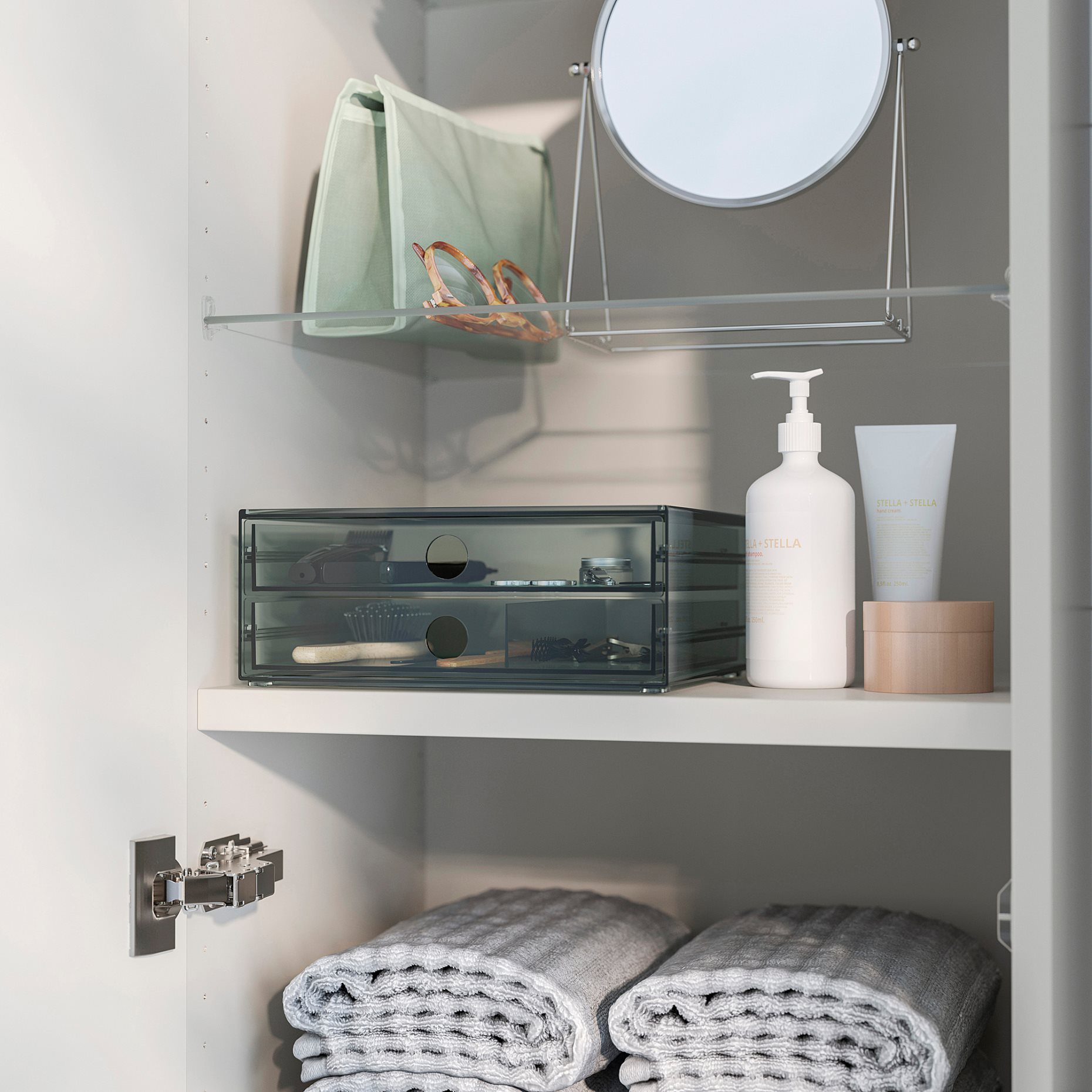 VISSLAAN, mini chest with 2 drawers, 23x19x9 cm, 106.302.06