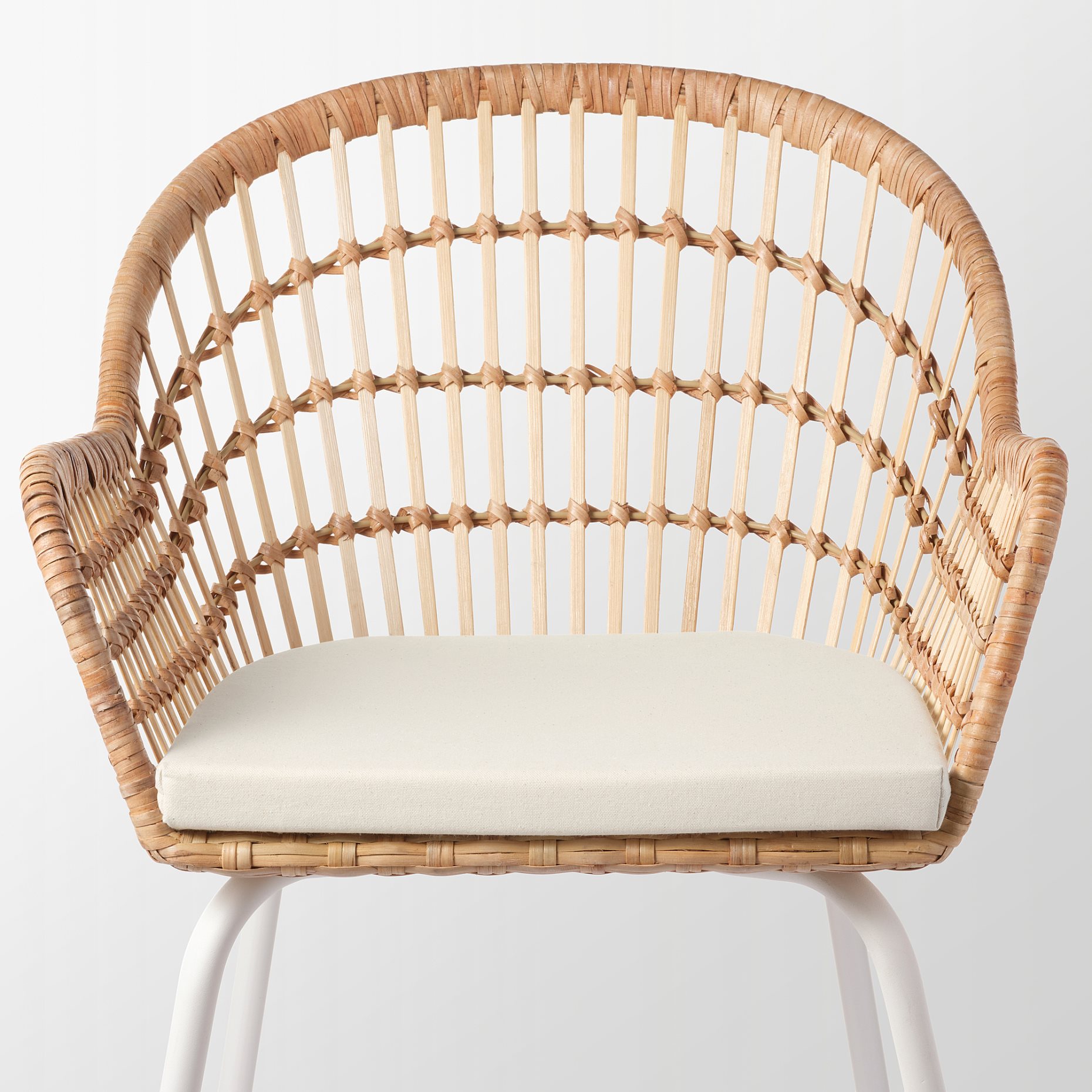 NILSOVE/NORNA, chair with armrests and chair pad, 193.040.06