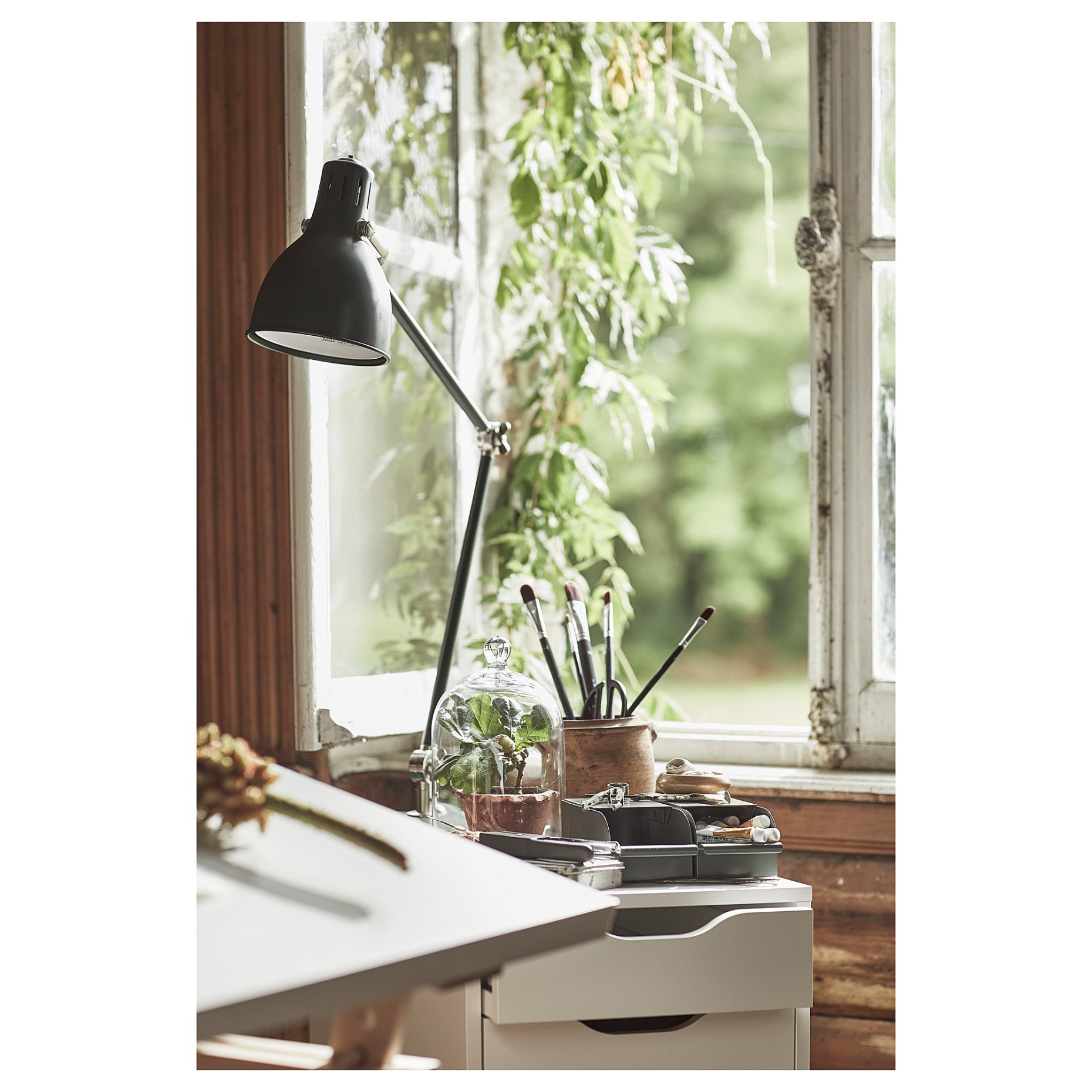 LAGKAPTEN/MITTB, γραφείο, 140x60 cm, 194.171.93