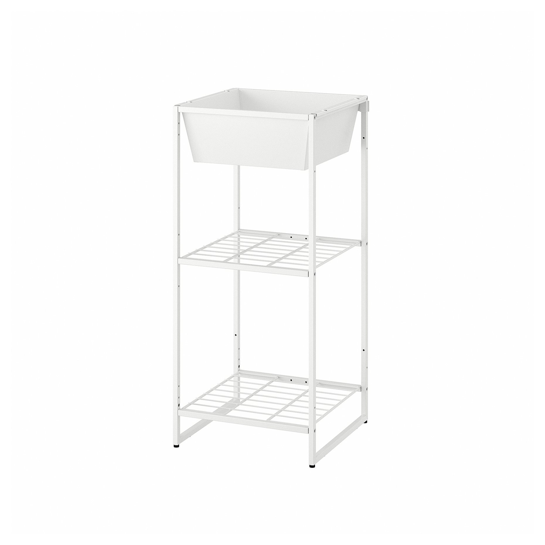 JOSTEIN, shelving unit with container/in/outdoor/wire, 41x40x90 cm, 194.371.72