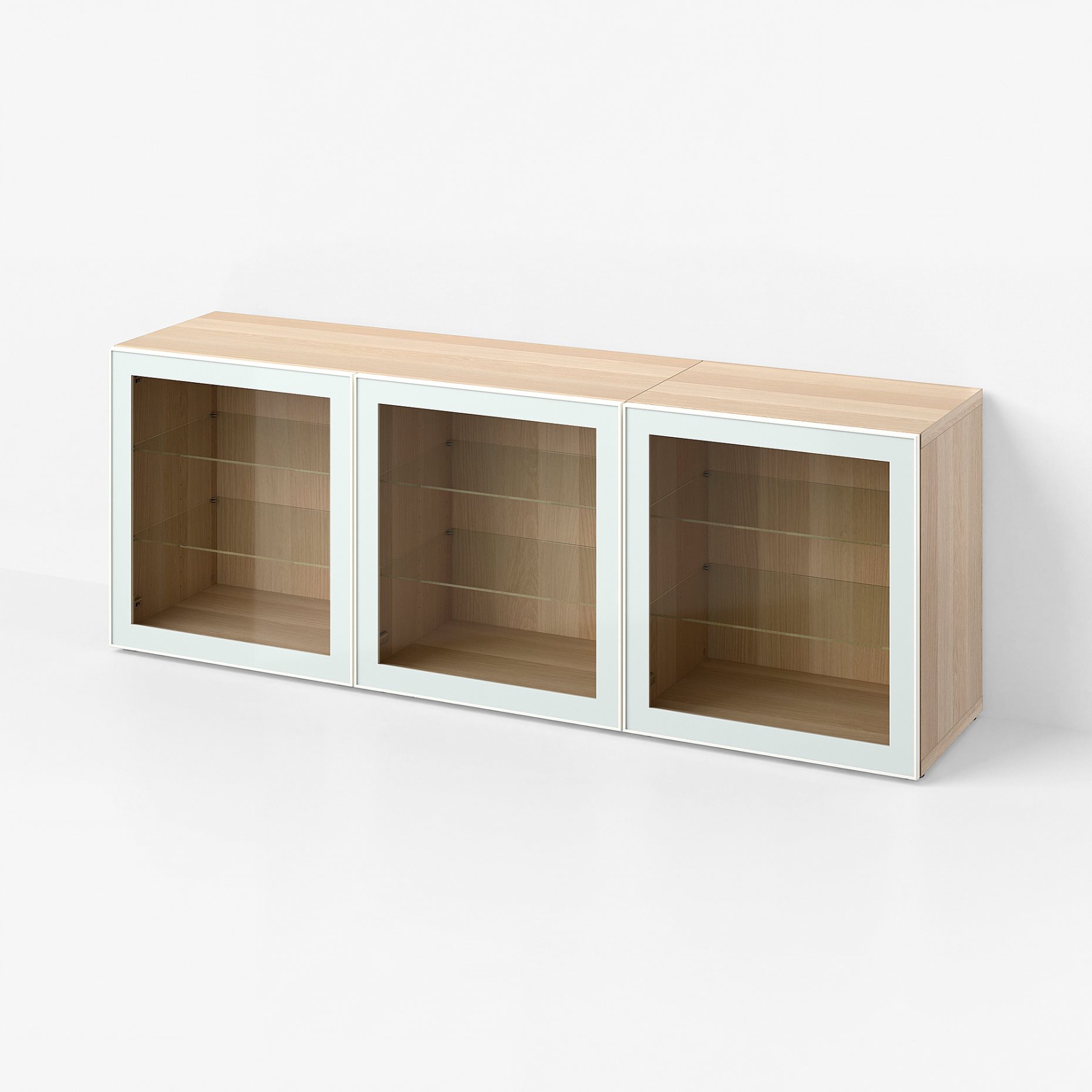 BESTÅ, storage combination with doors, 180x42x65 cm, 194.888.21