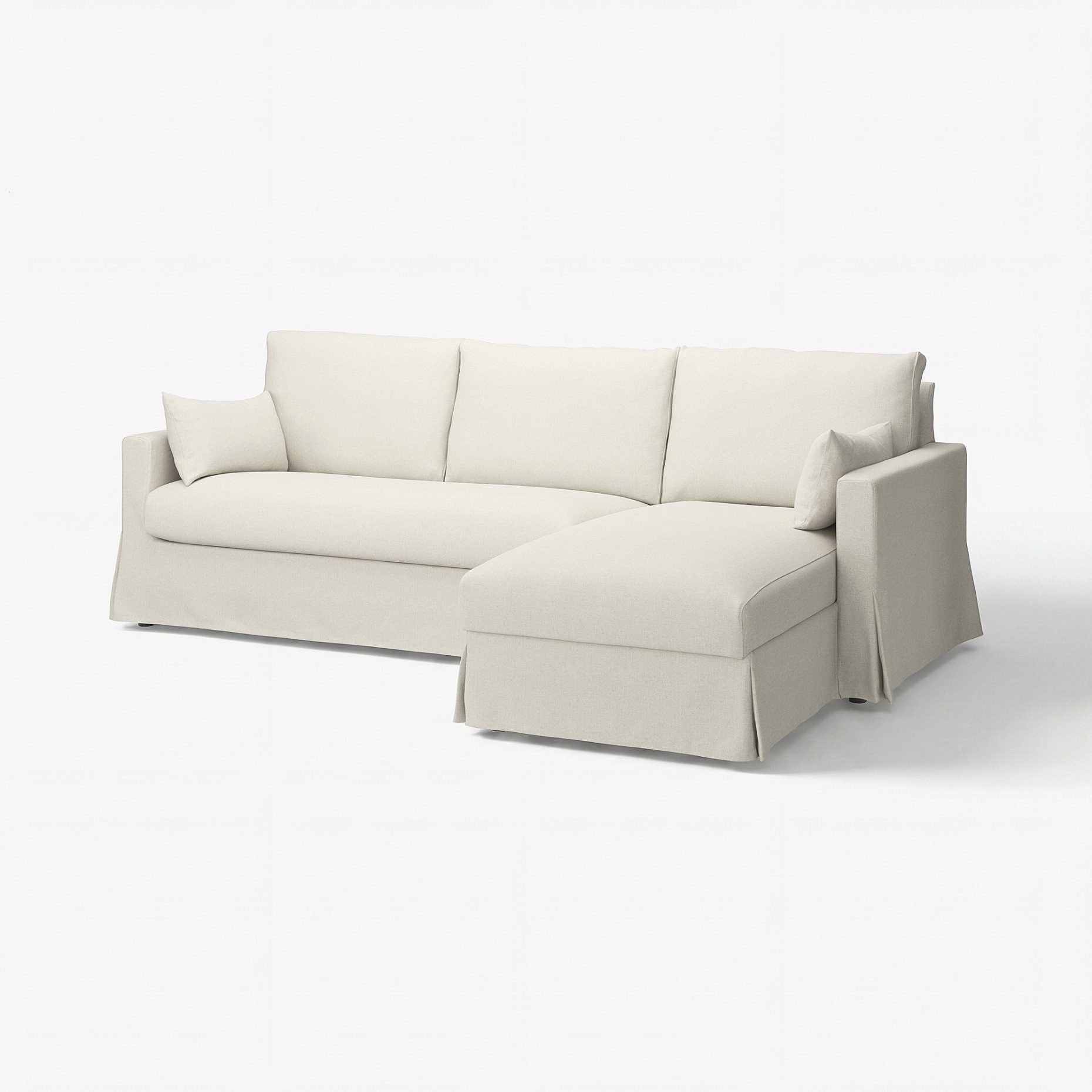HYLTARP, 3-seat sofa with chaise longue, right, 194.958.26